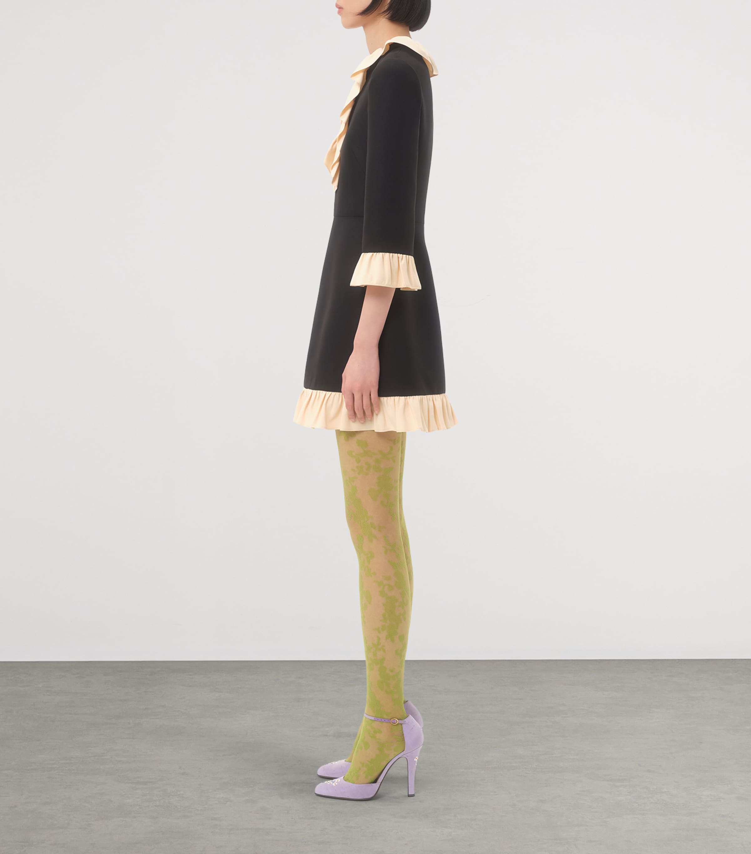 Crepe Couture Mini Dress TB1 Image 3