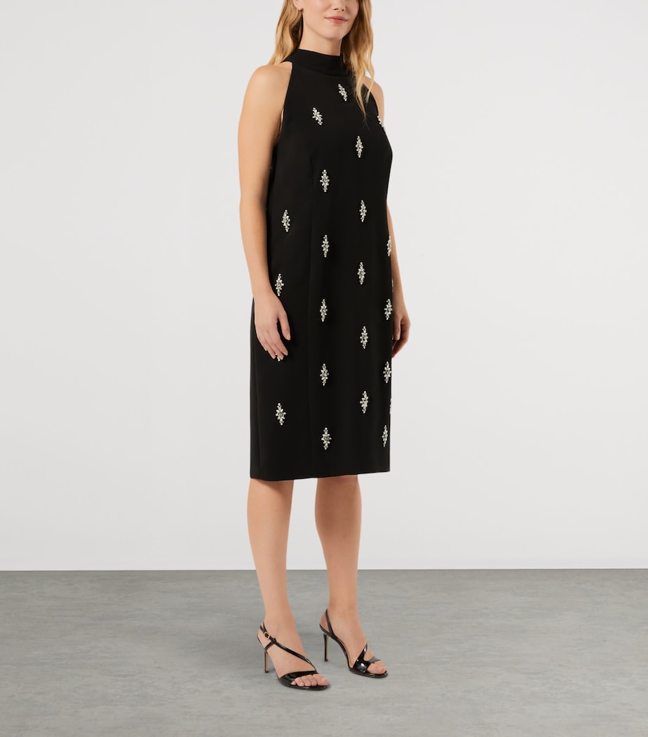 Marina Rinaldi Womens Embellished Midi Dress Black Image 3