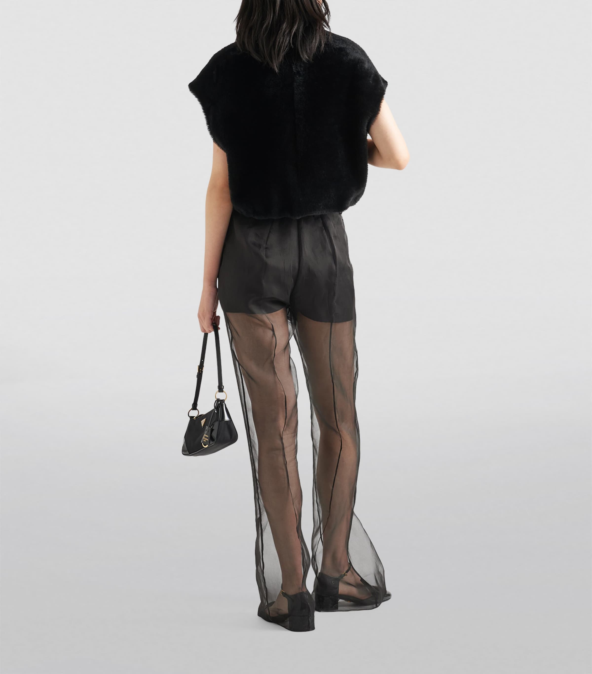 Shearling Gilet F0002 Image 4