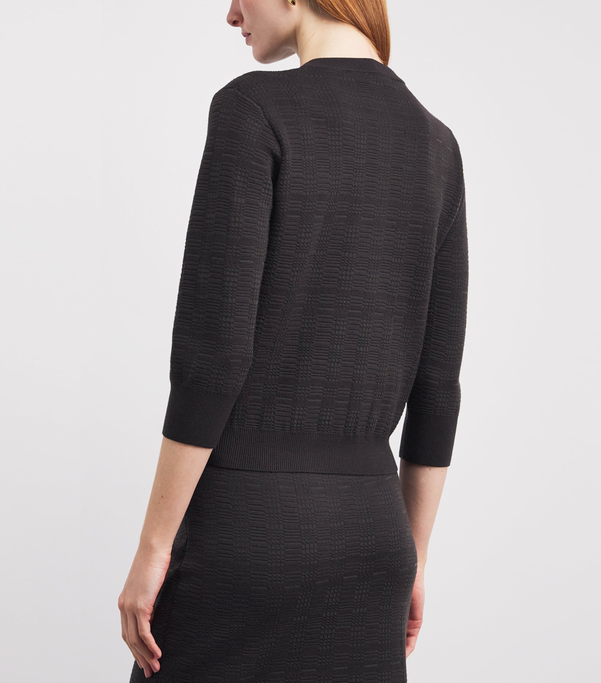 Wool-Blend Cardigan M70 BROWN - CHOCOLATE Image 4