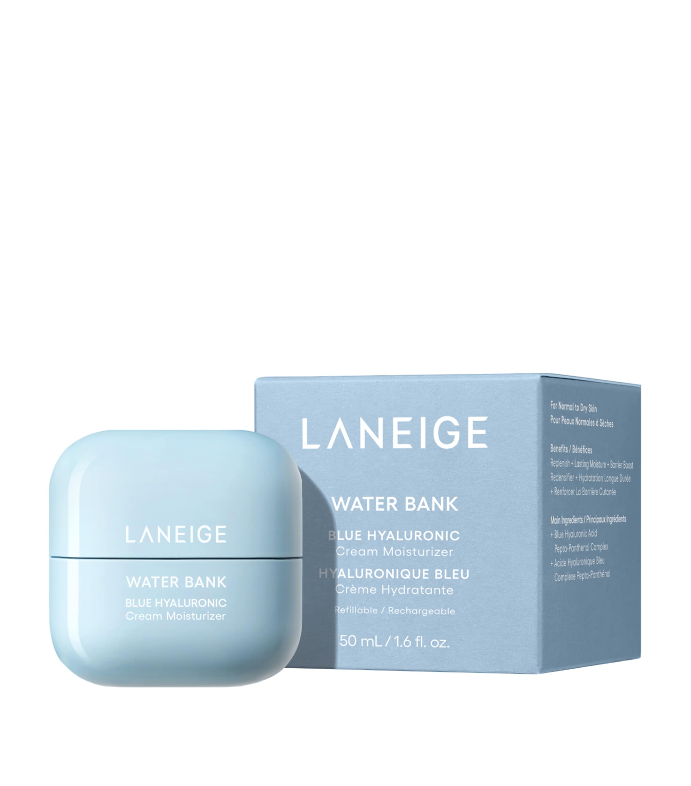 Laneige Water Bank Blue Hyaluronic Cream Moisturiser (50ml) Image 2