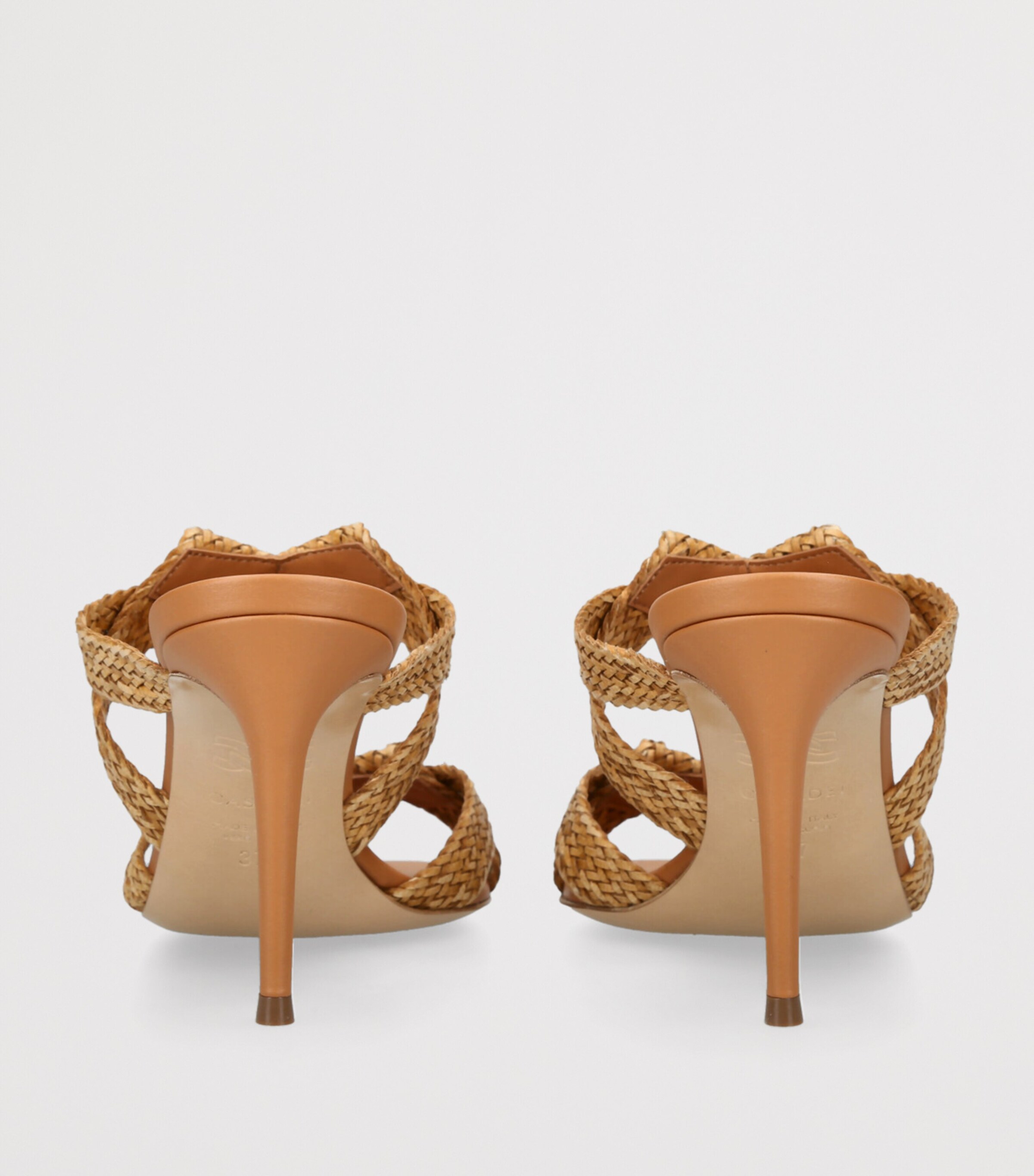 Casadei Leather Mariposa Mules 80 Brown Image 2
