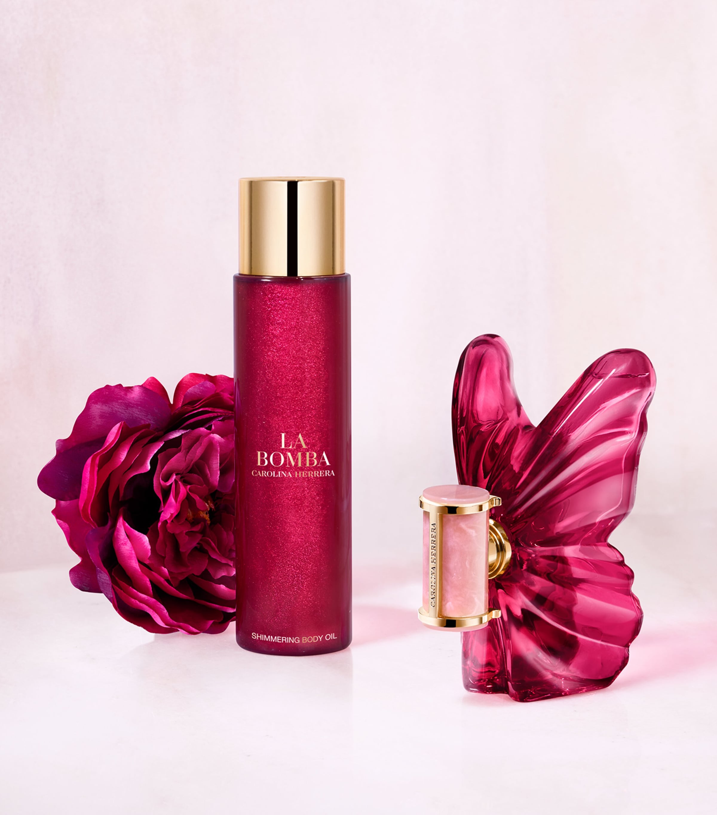 La Bomba Shimmering Body Oil (150ml) NO COLOUR Image 4