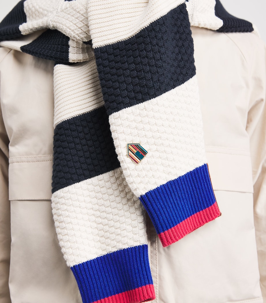 Barbour x Paul Smith Beach Hut Brooch Beach Image 2