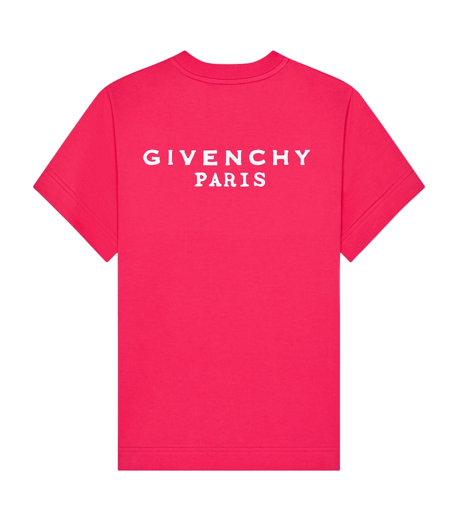 Givenchy Womens Cotton Logo T-Shirt Image 3
