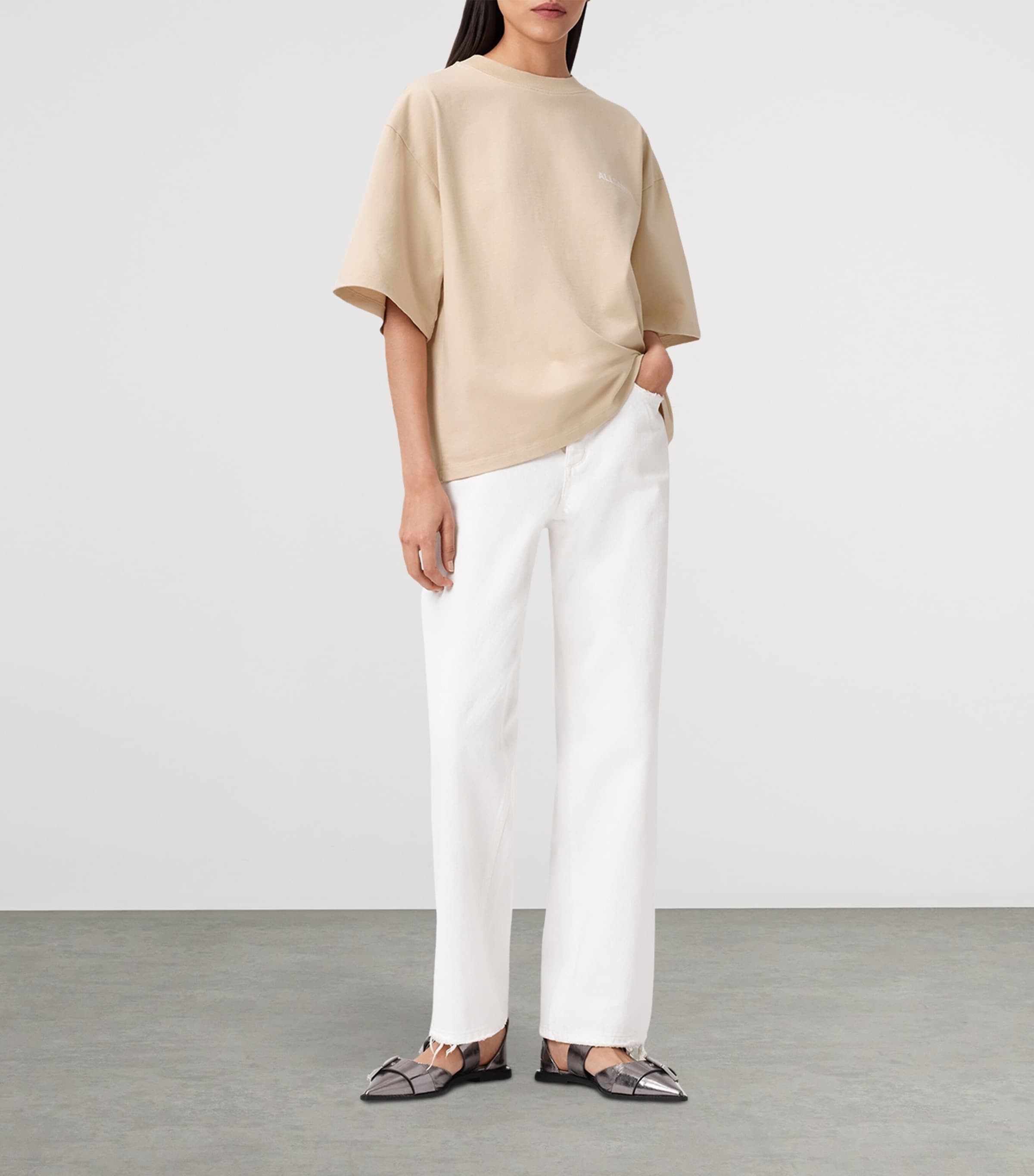 Organic Cotton Guardian Amelie T-Shirt SANDY WHITE Image 2