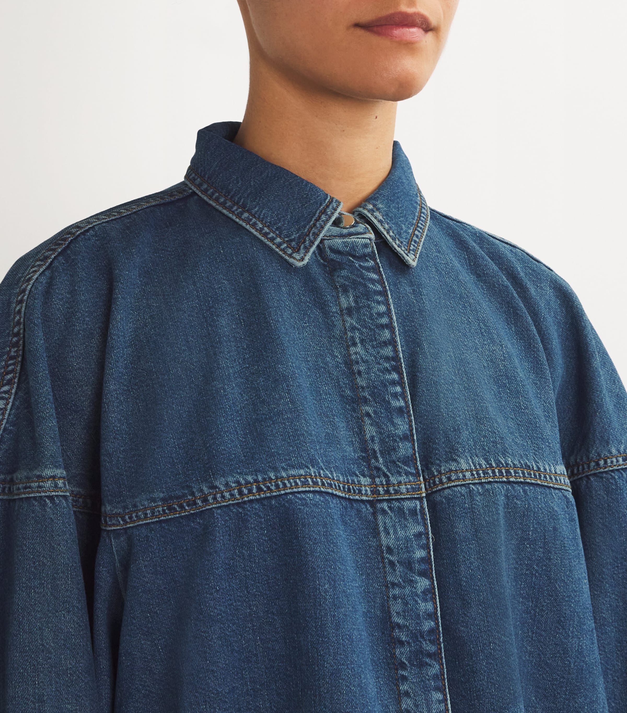 FRAME Womens The  Bubble Shirt Guardian Image 6