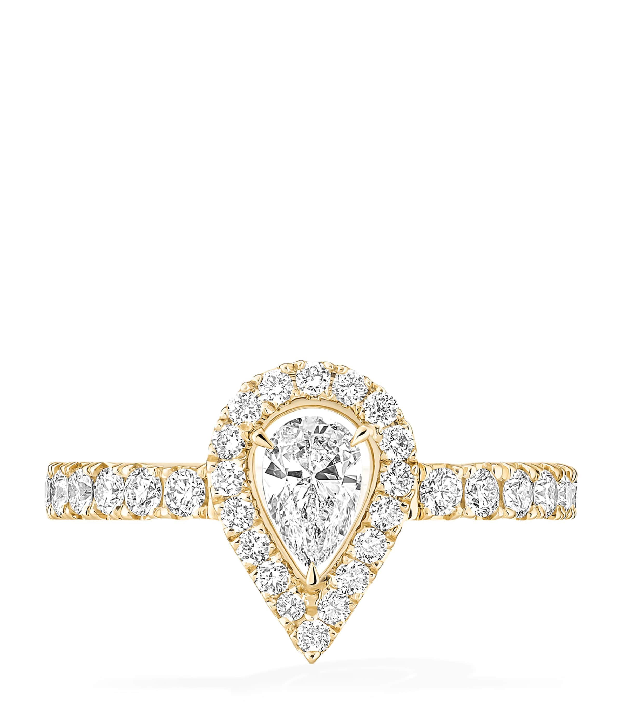 Messika My Twin White Gold and Diamond Single Ear Cuff (0.27ct) Yellow Gold Image 1