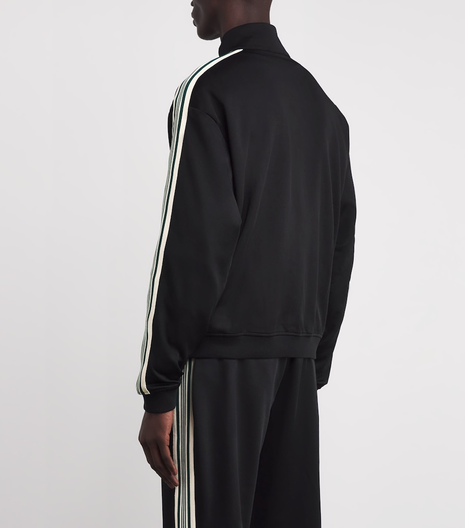 Stretch-Jersey Side-Stripe Track Jacket JET BLACK Image 4