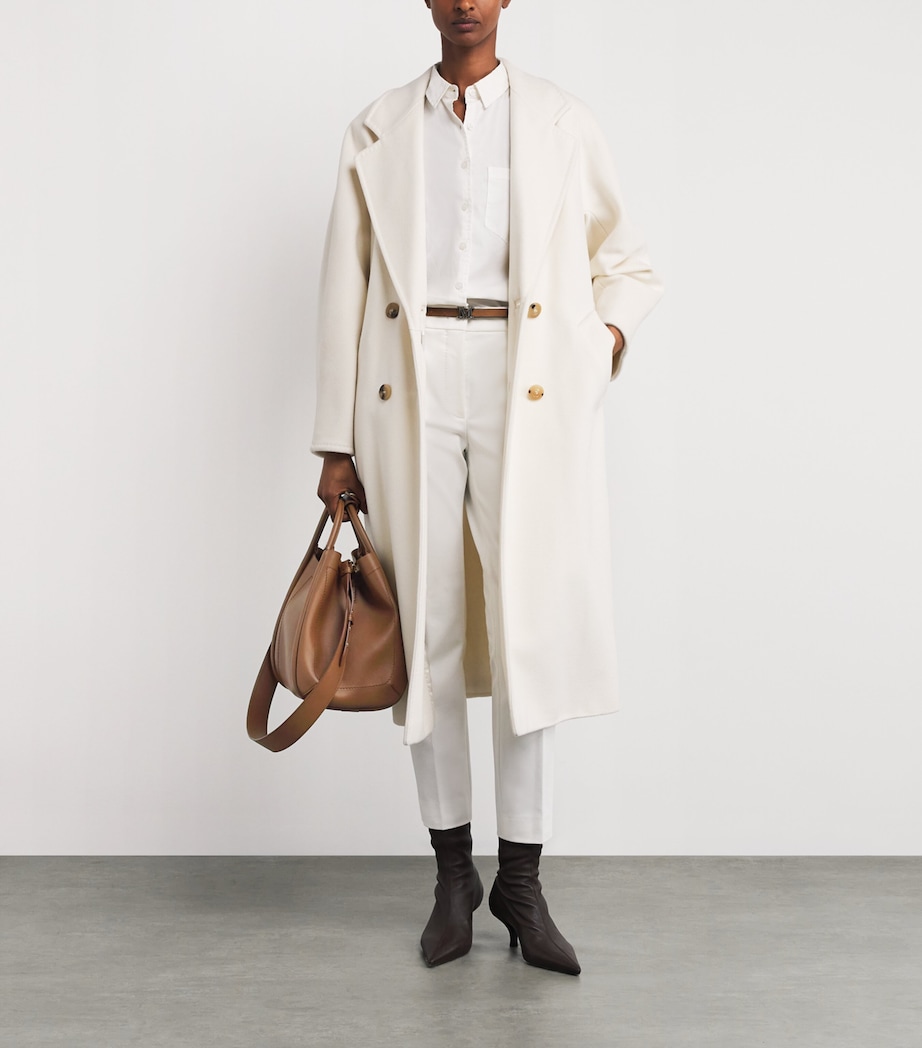 Leather Monogram Belt AMBER BROWN Image 3