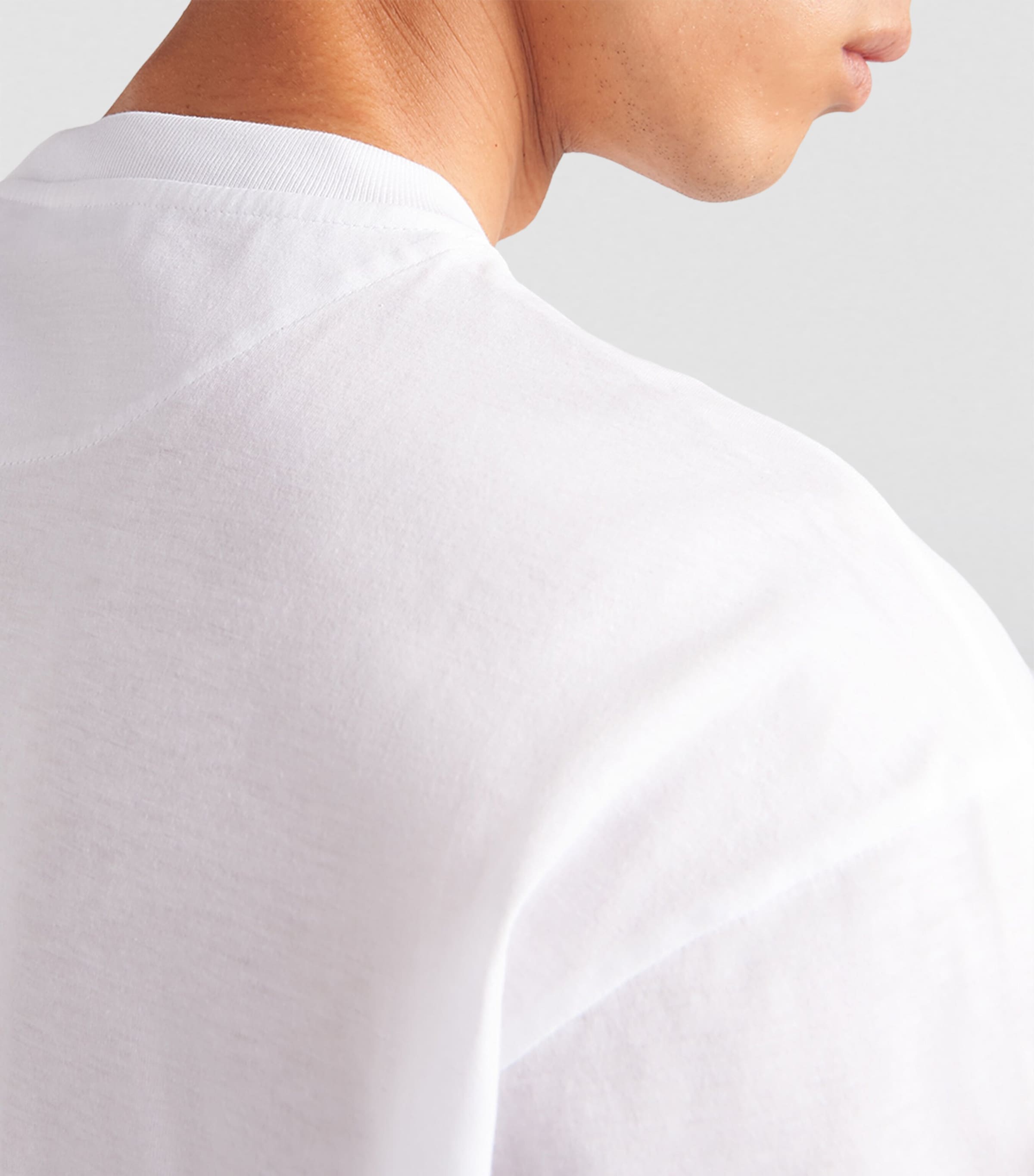 Cotton and Re-Nylon Pocket T-Shirt F0009 Image 3