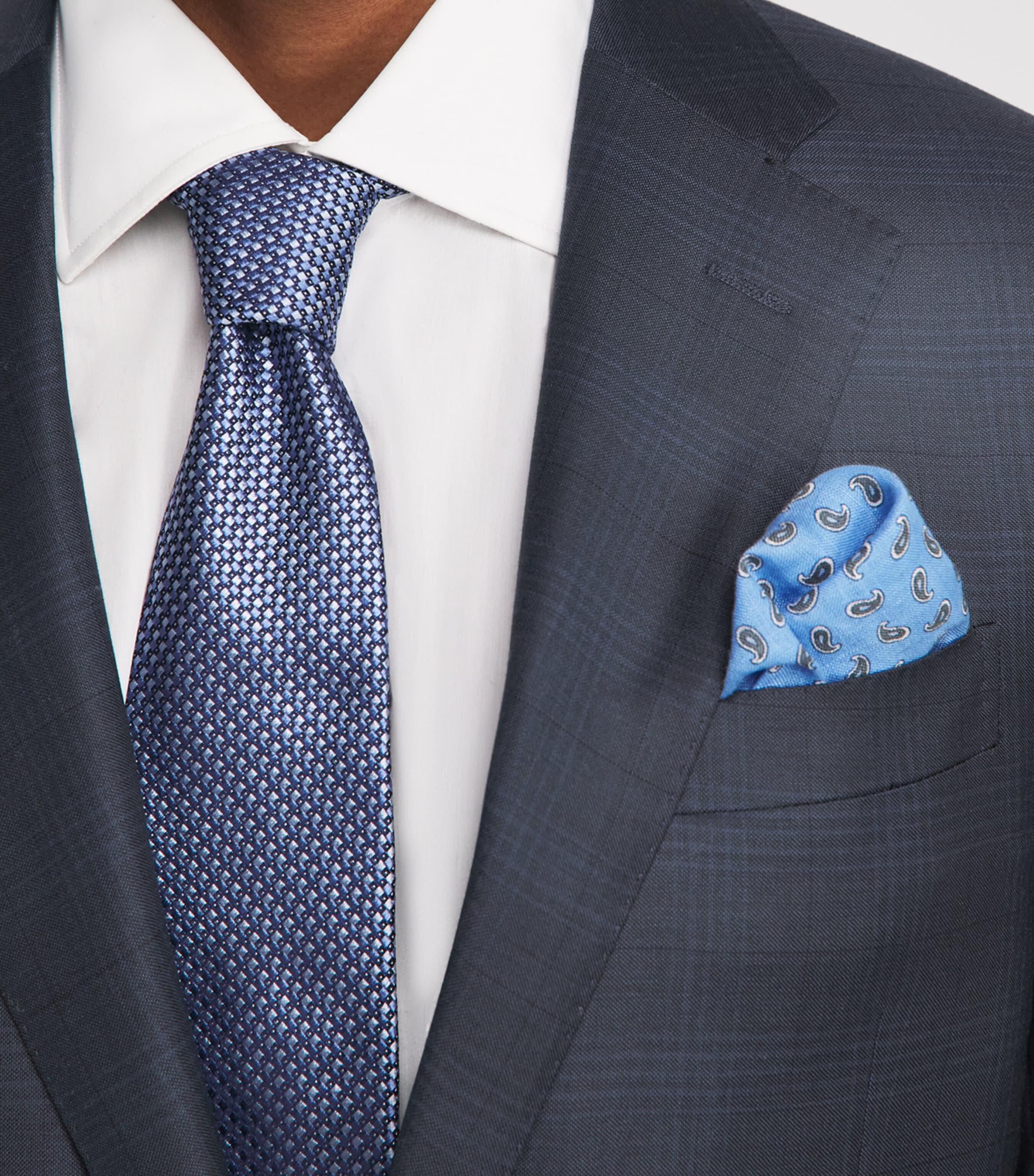 Corneliani Mens Virgin Wool 2-Piece Suit Blue Image 3