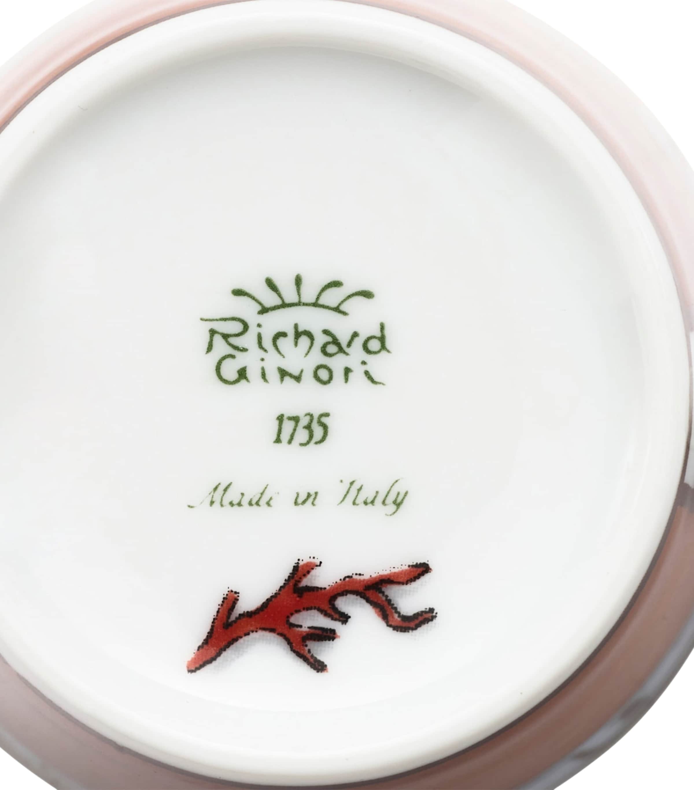 GINORI 1735 Set of 2 Porcelain Il Viaggio di Nettuno Coffee Cups