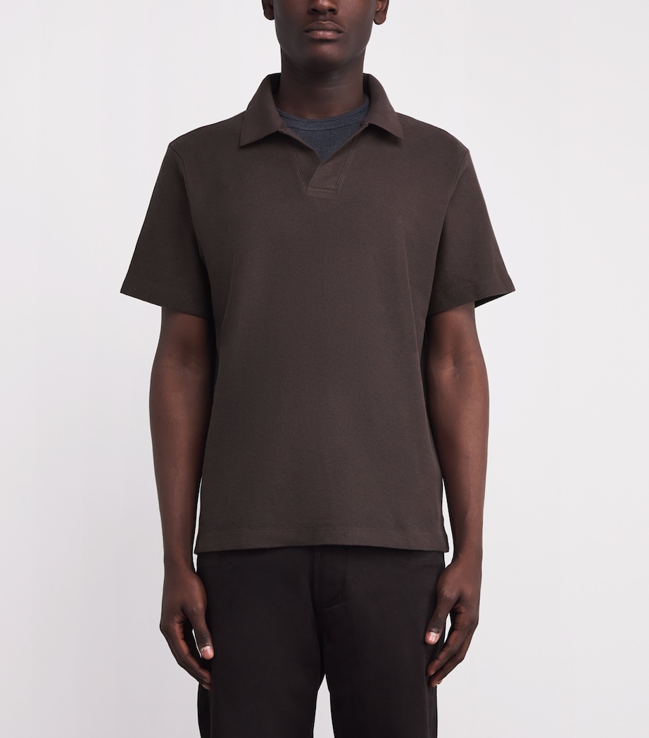 Cotton Polo Shirt DKBR Image 3