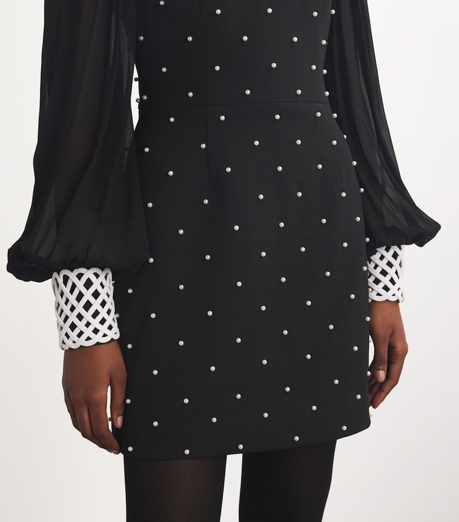 Rebecca Vallance Womens x Nicky Hilton Embellished Alivia Mini Dress Image 6