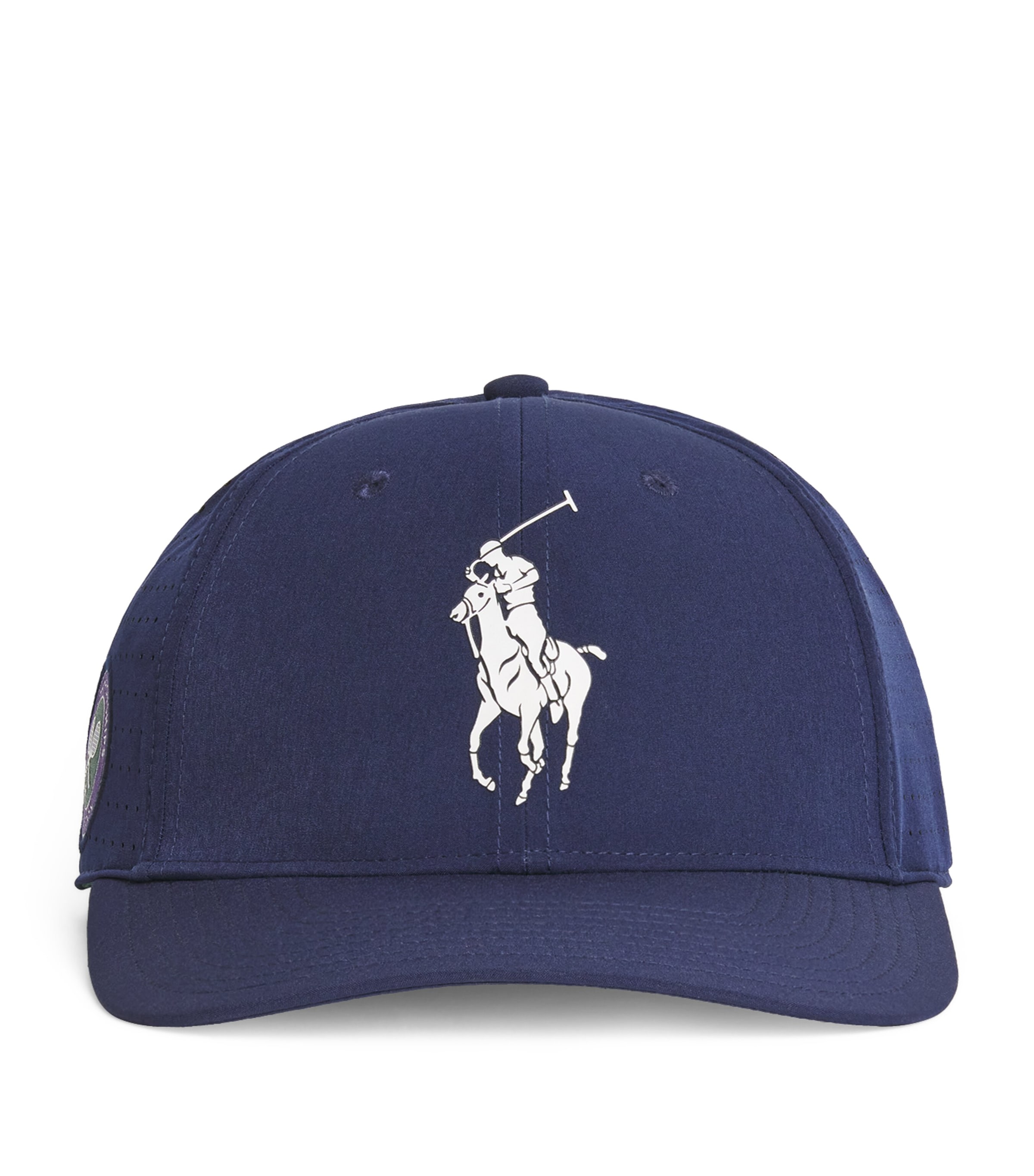Polo Ralph Lauren X Wimbledon Polo Pony Mesh Cap In Blue