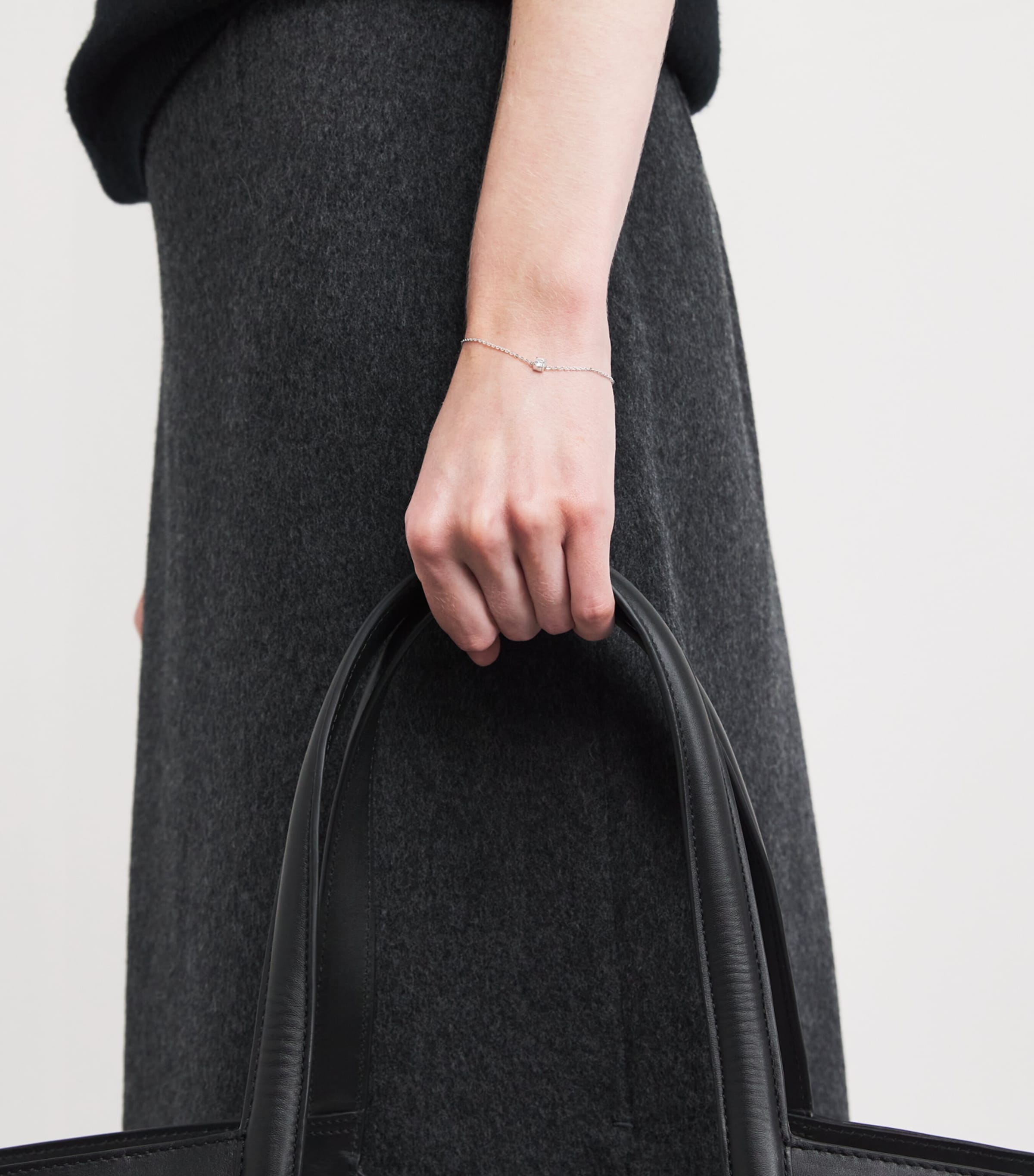 White Gold and Diamond Bracelet (0.25ct) WHITE GOLD Image 2