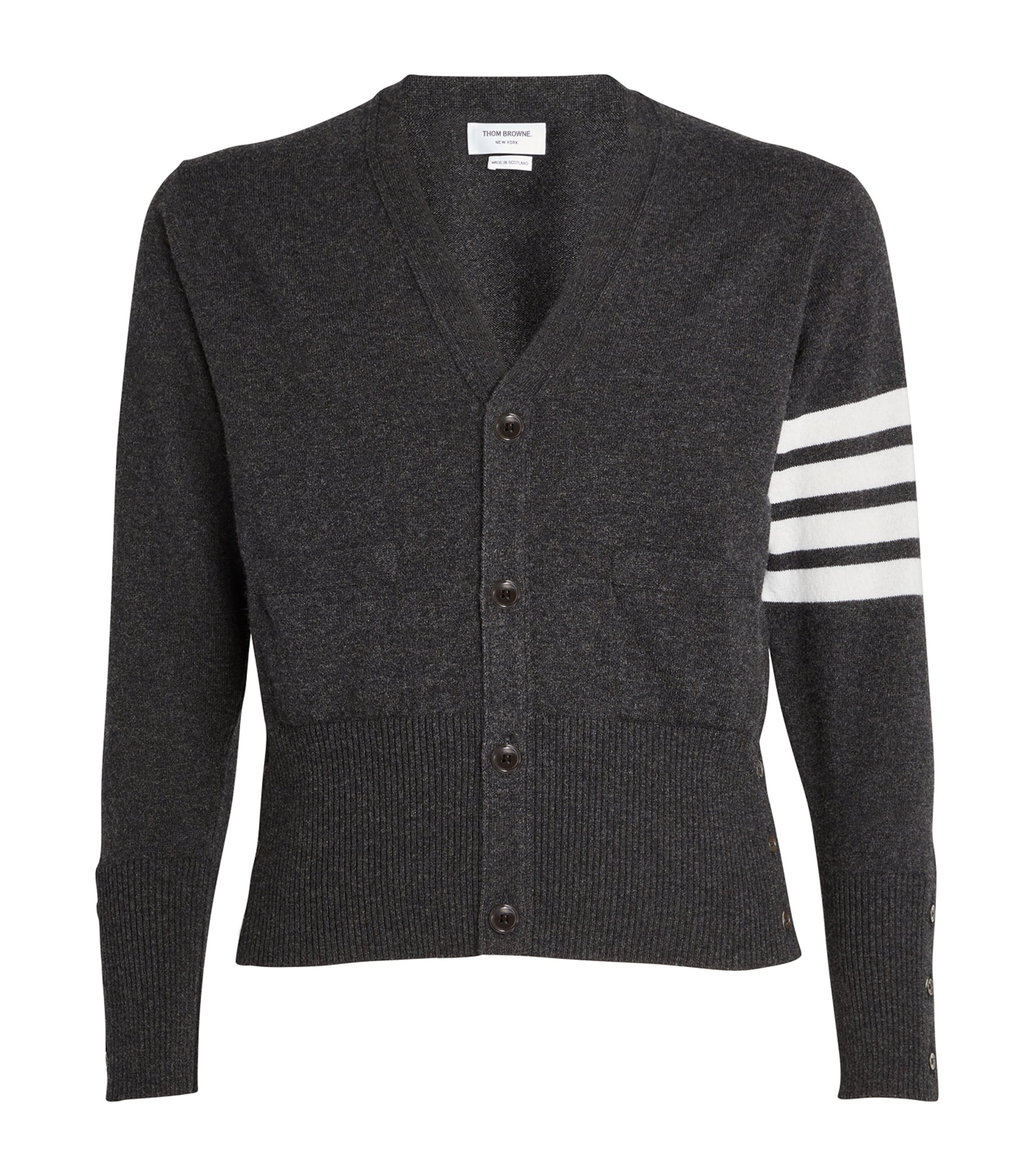 THOM BROWNE CASHMERE BUTTON-UP CARDIGAN
