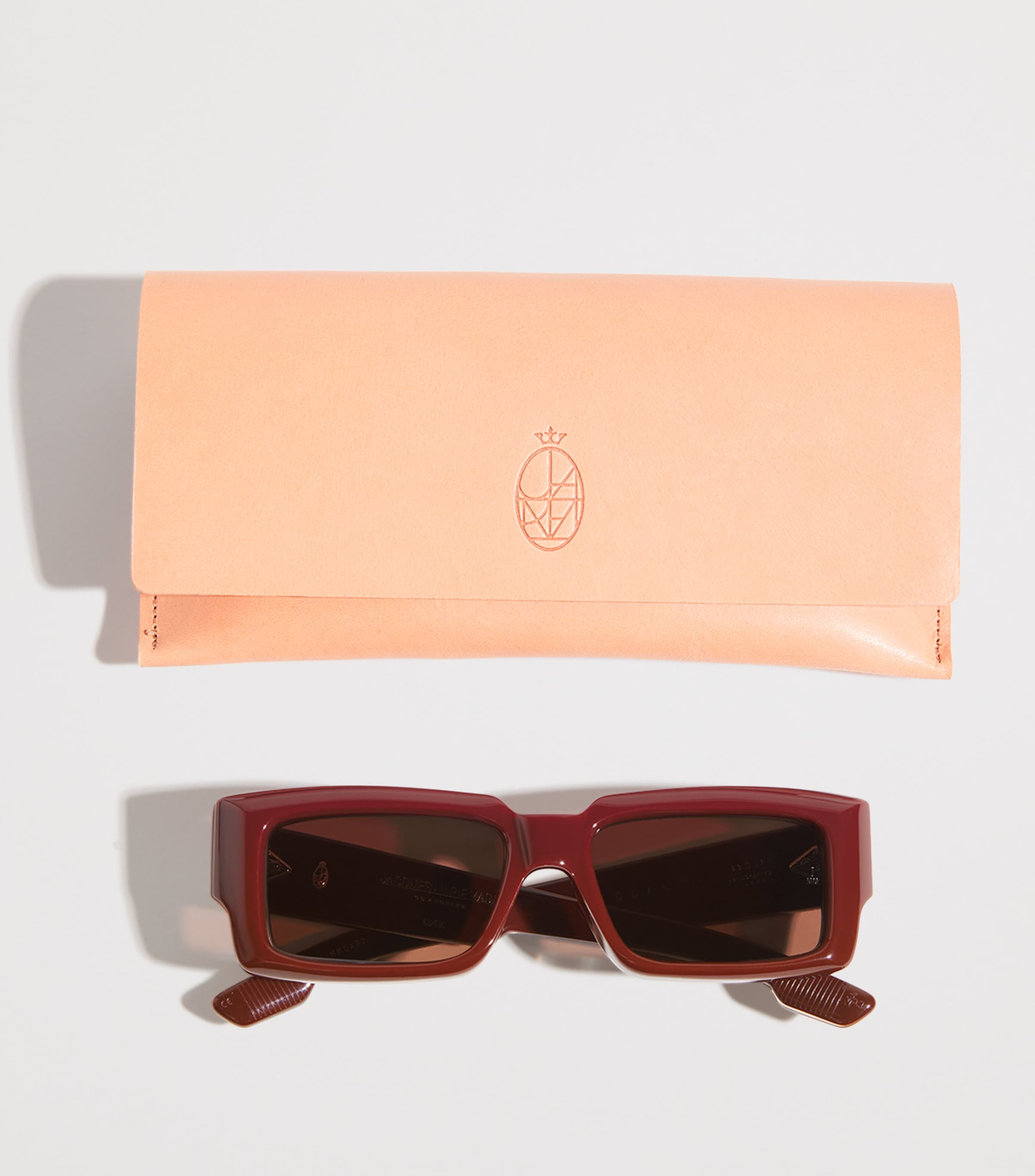 Jacques Marie Mage Acetate Quant Sunglasses Bordeaux Empire Image 6