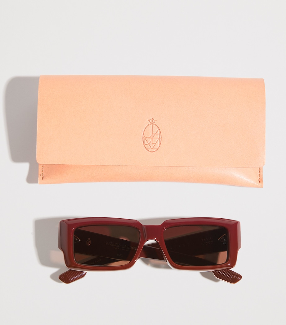 Jacques Marie Mage Acetate Quant Sunglasses Bordeaux Empire Image 6