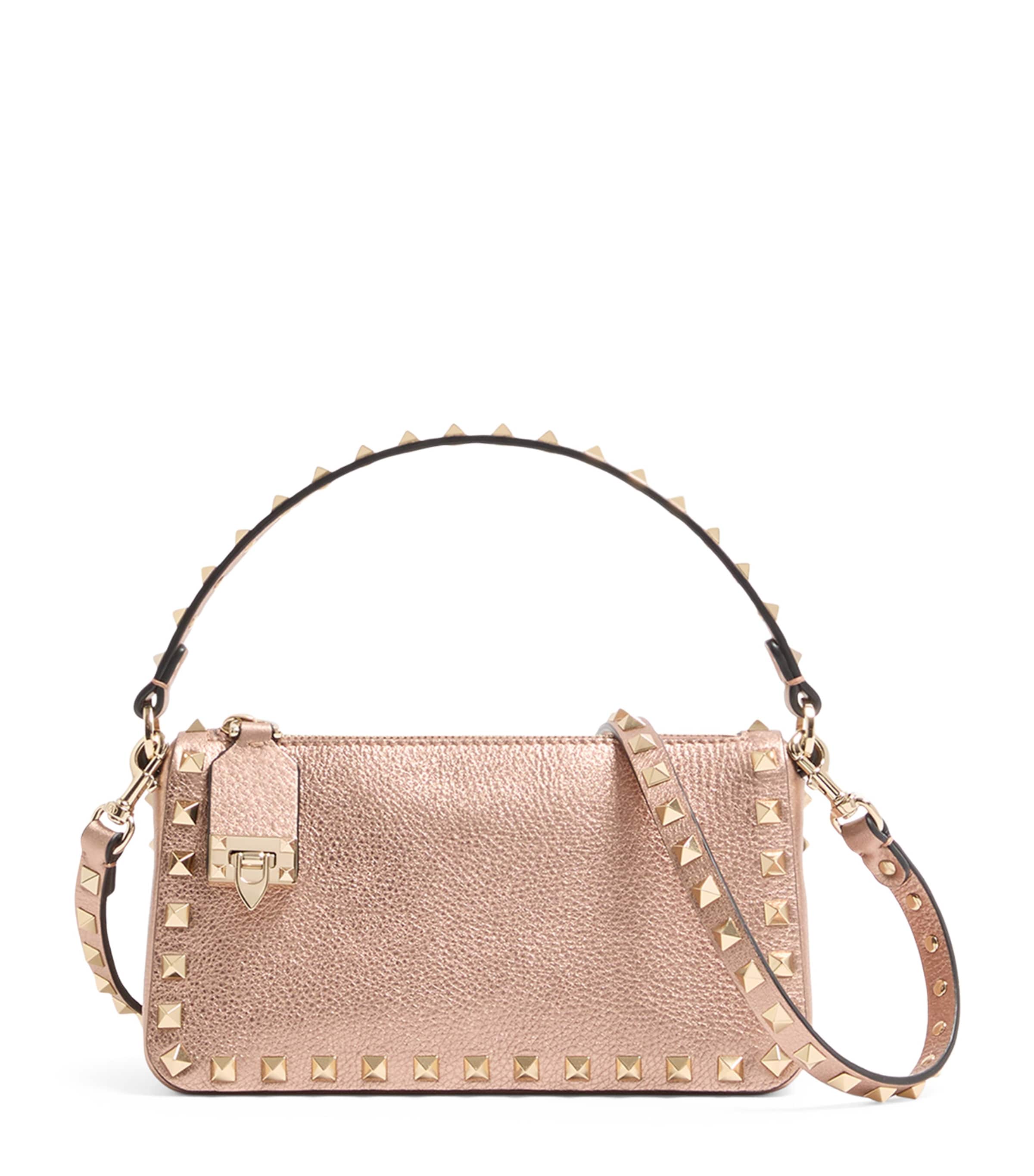 Small Leather Rockstud Shoulder Bag GF9 Image 1