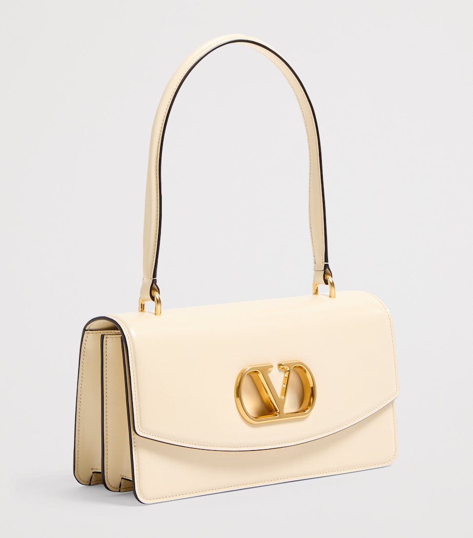 Leather Vain Top-Handle Bag REN Image 4