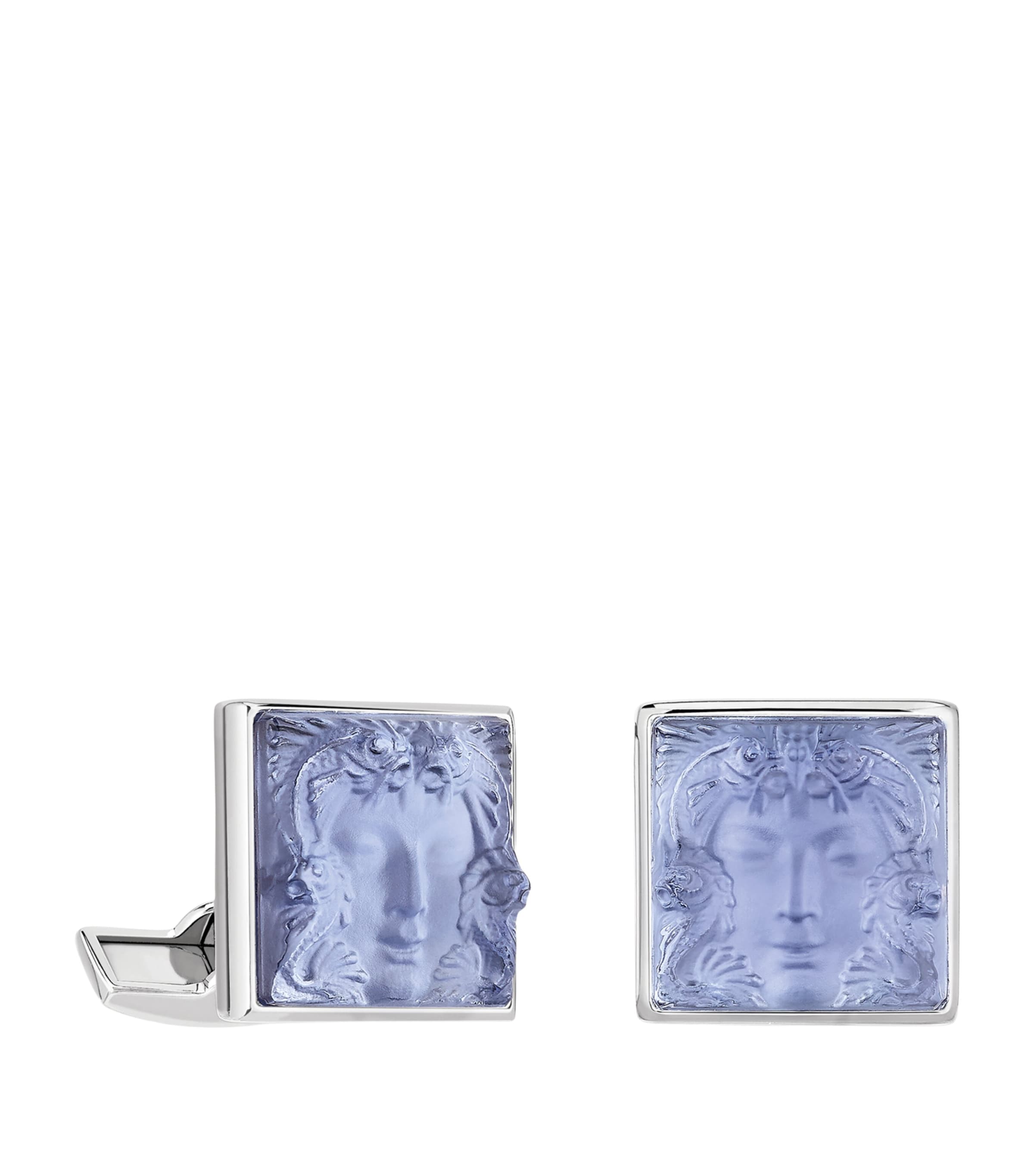 Sapphire Crystal Arethuse Cufflinks BLEU NUIT Image 1