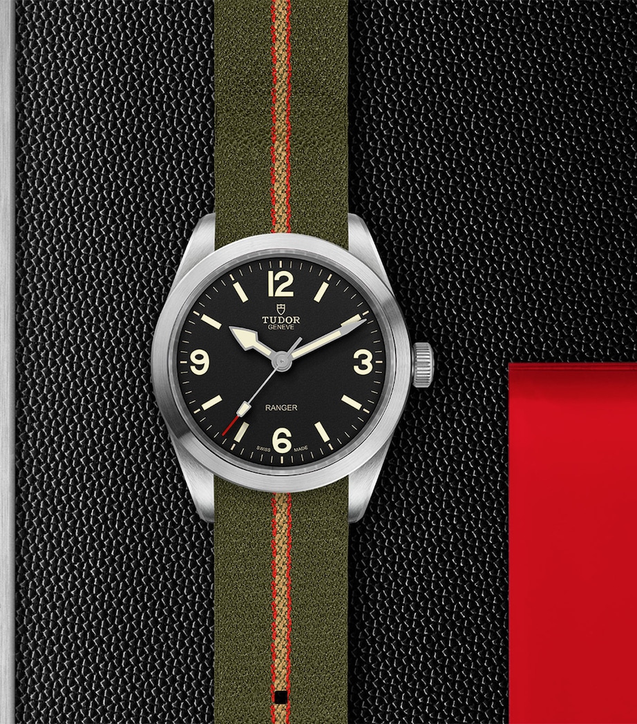 TUDOR Ranger Stainless Steel Watch 39mm Black Image 3