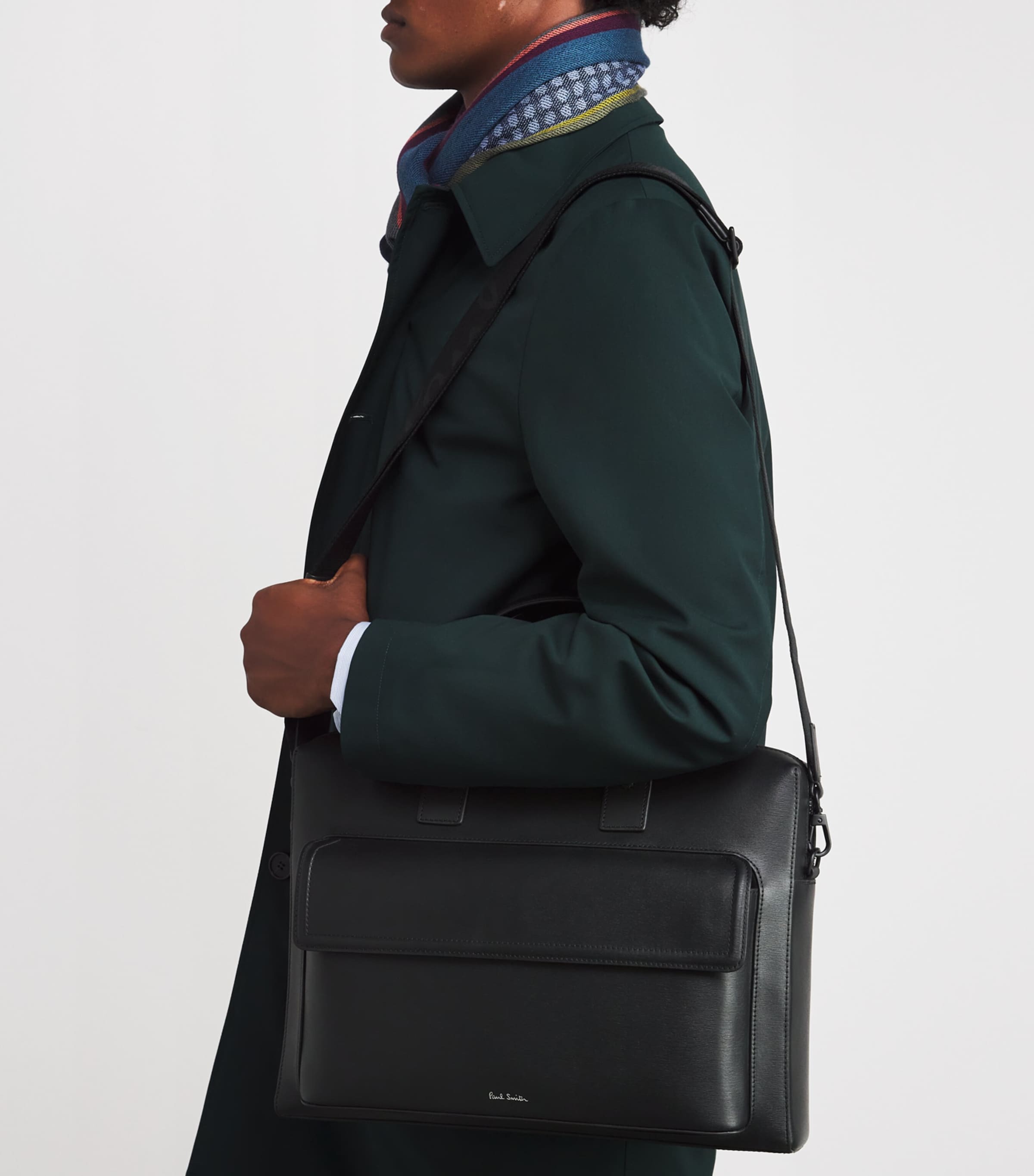 Leather Folio Bag 79_BLACK Image 5