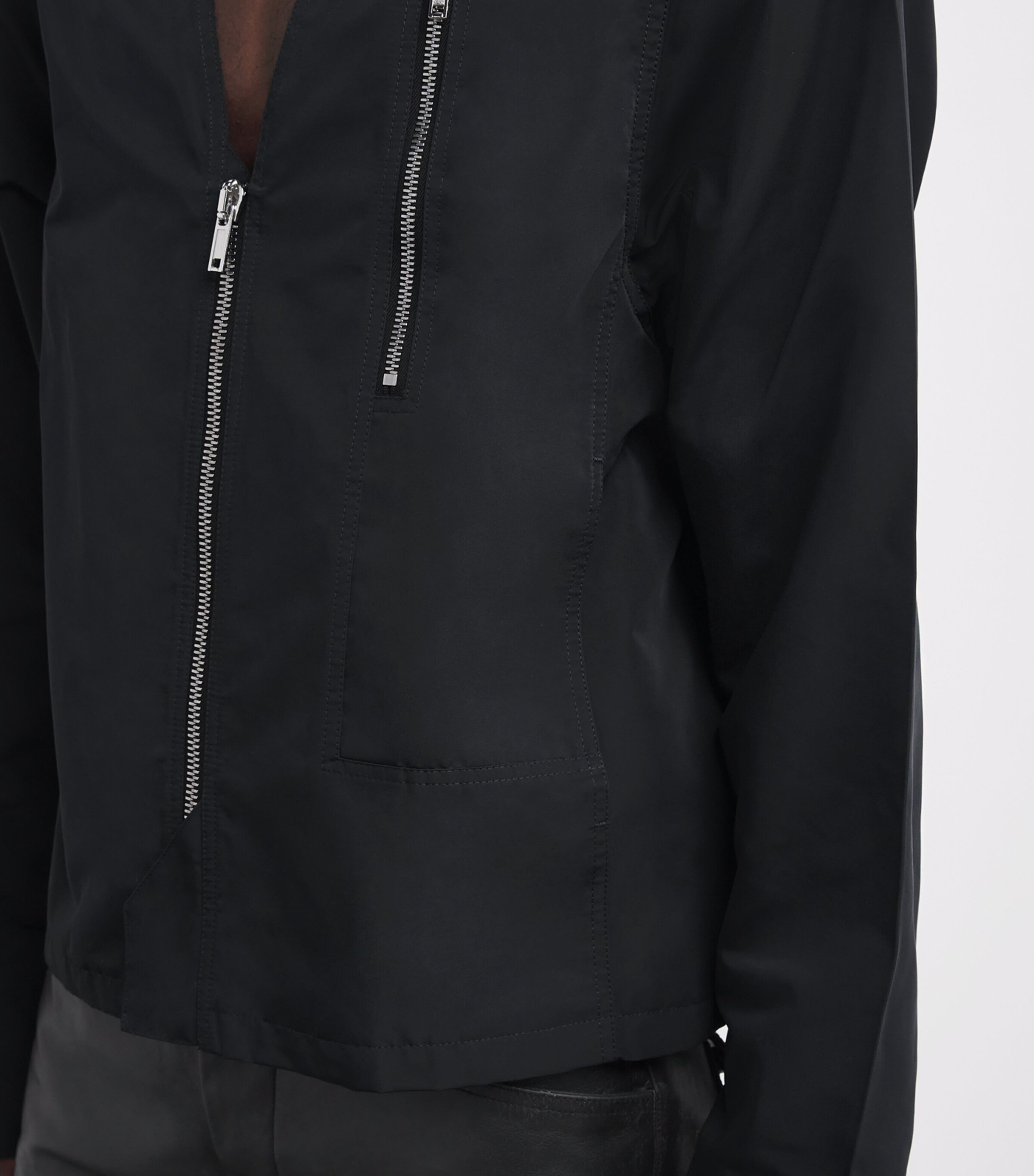 V-Neck Safety Bomber Jacket 09/BLACK Image 6