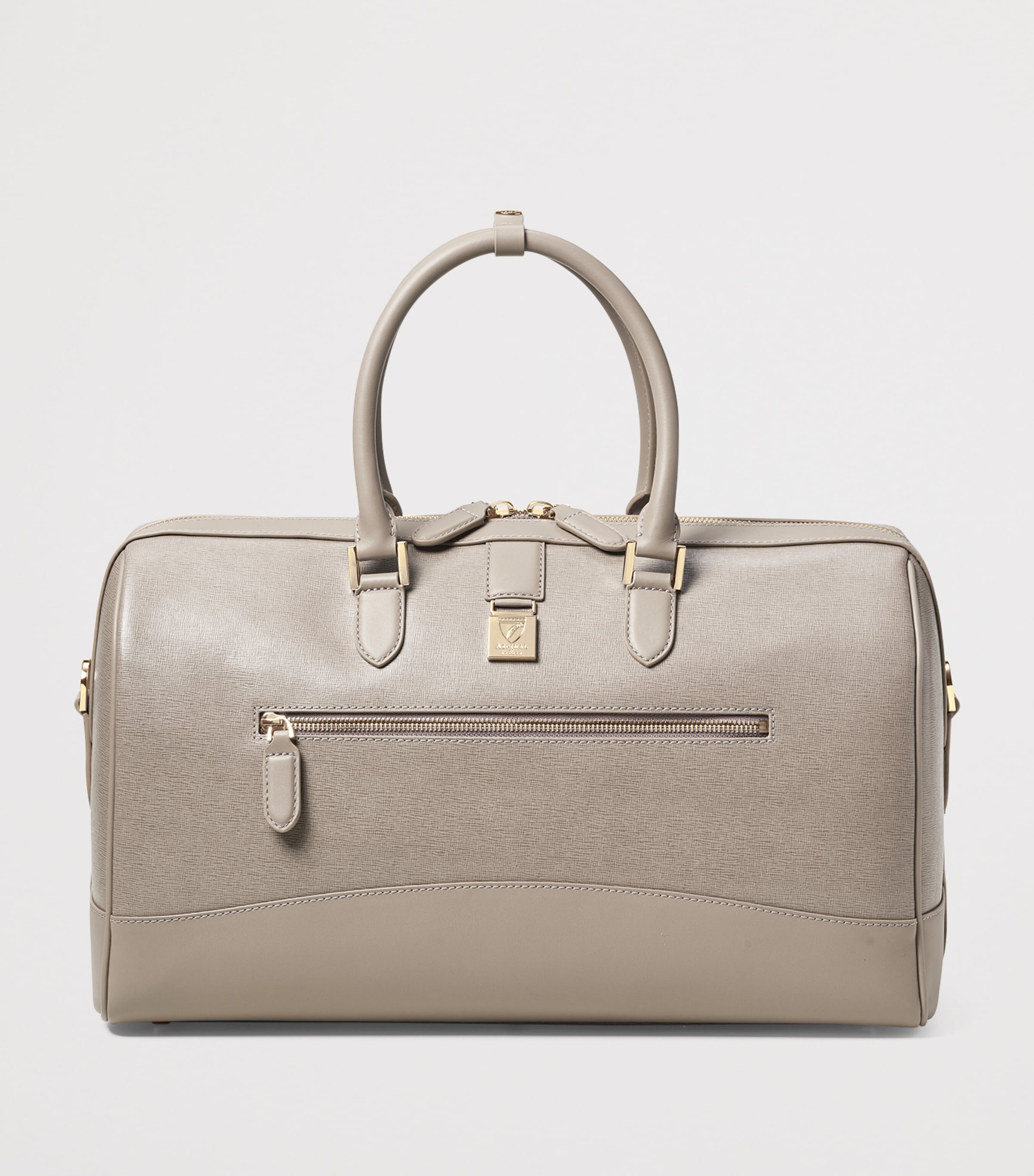 Leather Connaught Holdall TAUPE Image 2