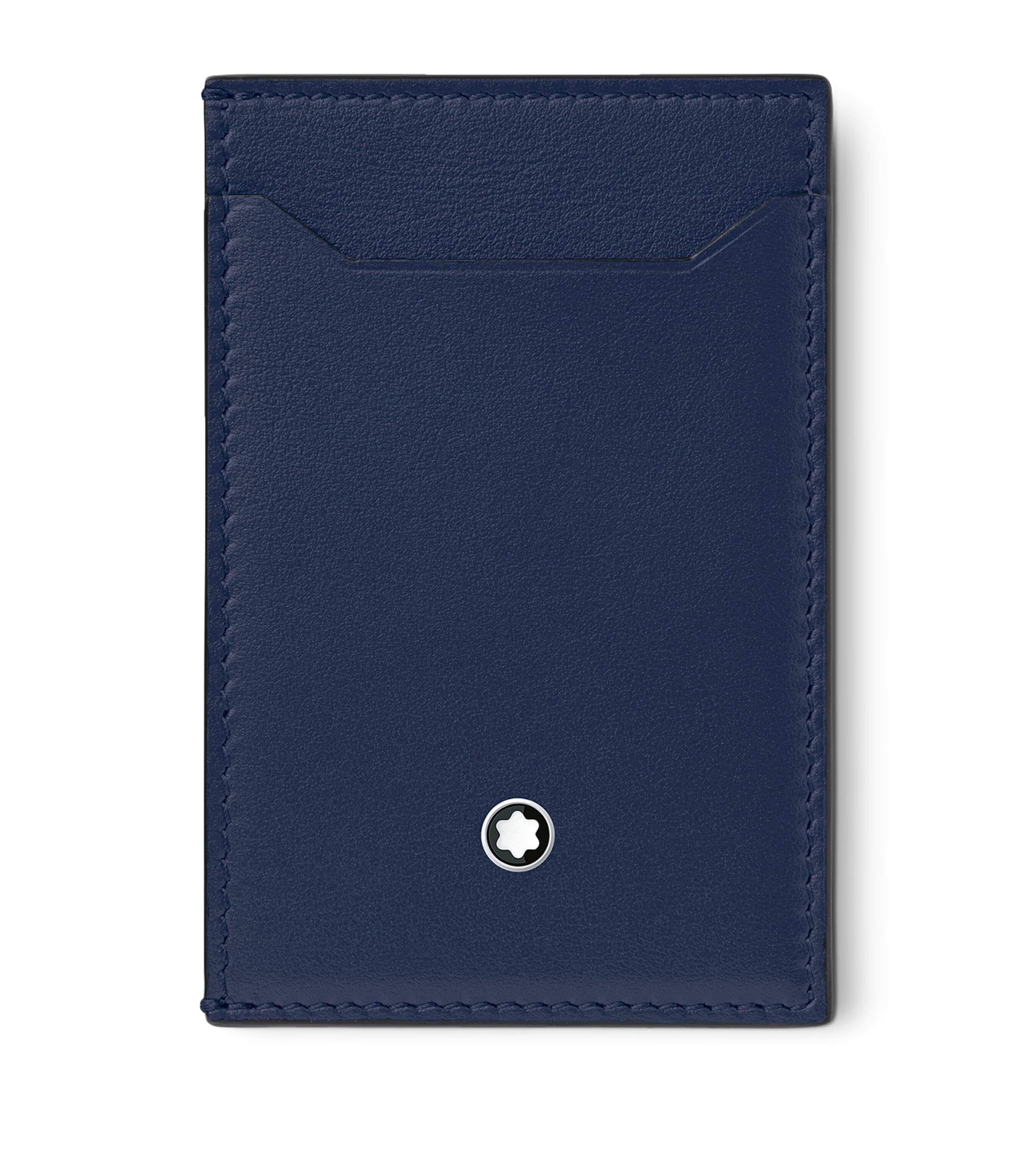 Shop Montblanc Meisterstück 3cc Card Holder In Blue