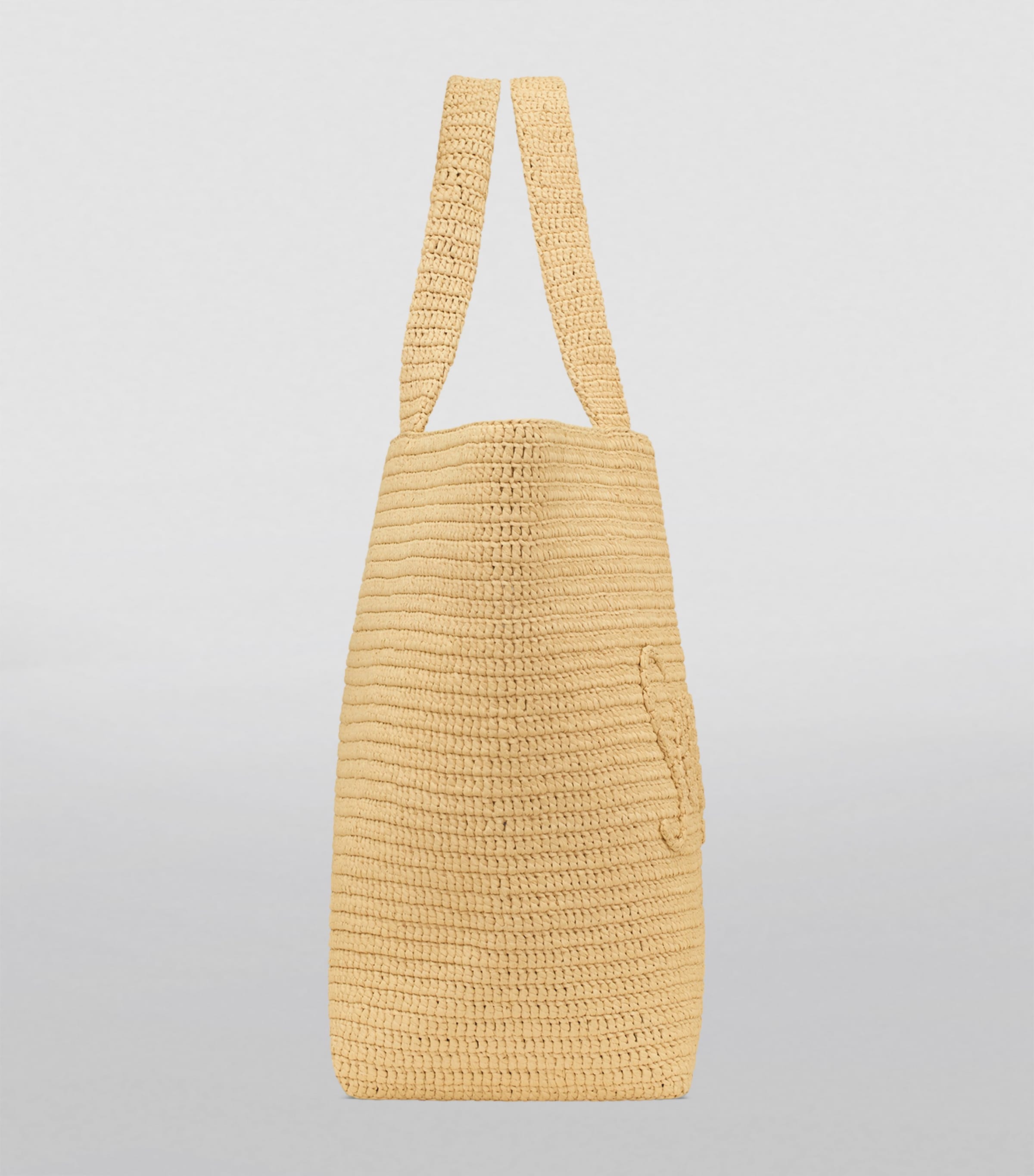 Saint Laurent Oversized Raffia Tote Bag | Harrods US