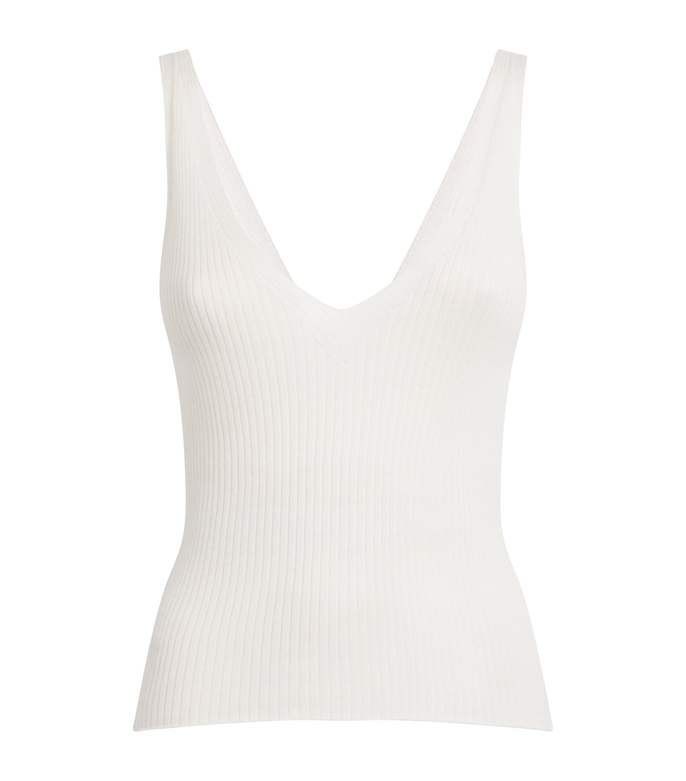 Johnstons Of Elgin Superfine Cashmere Vest In White