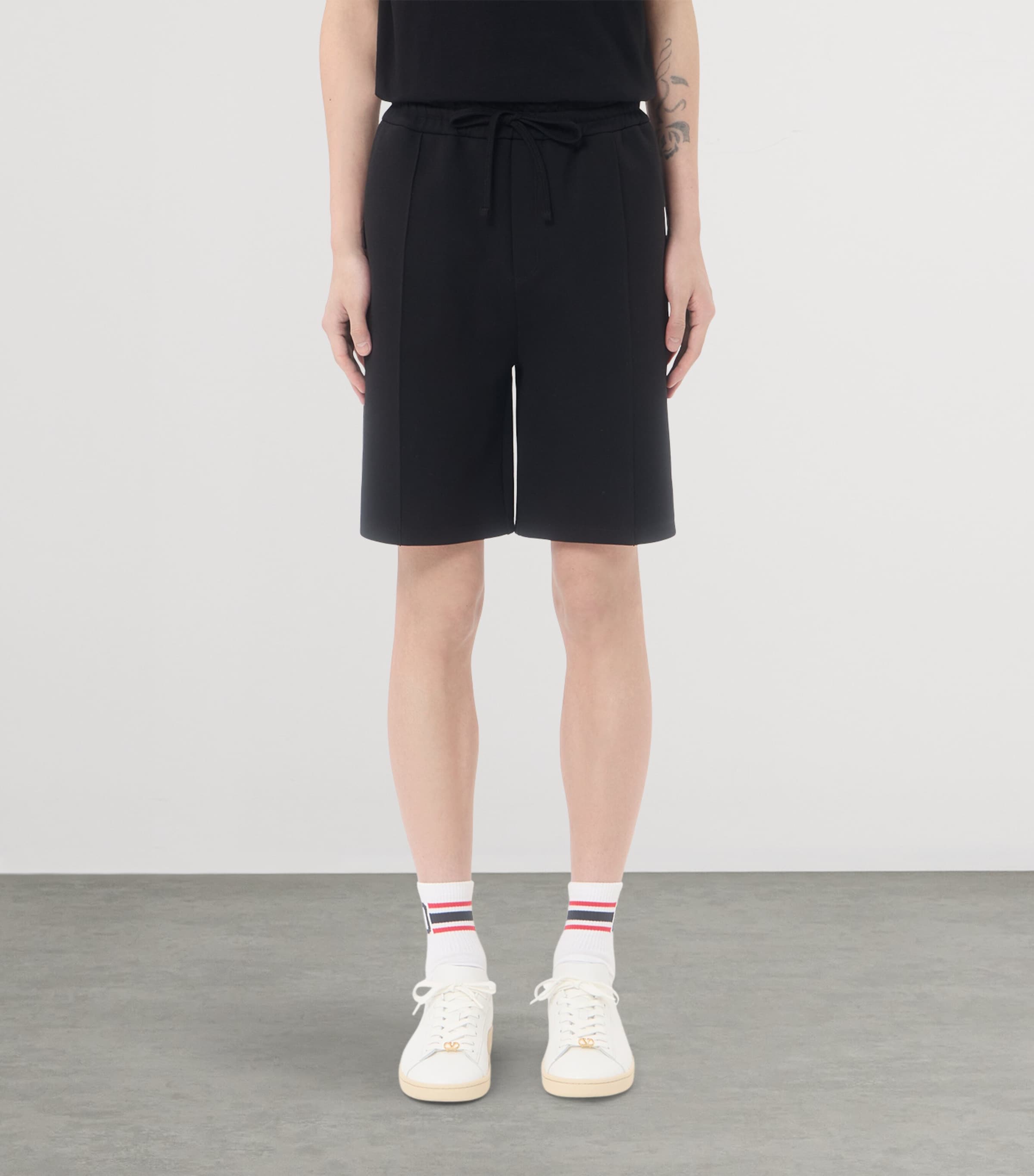 Valentino Mens Jersey VGold Shorts Image 3