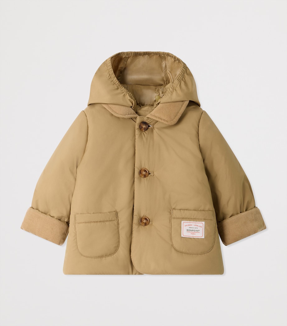 Bonpoint Water-Repellent Josephine Jacket (6-12 Months) Camel Image 4
