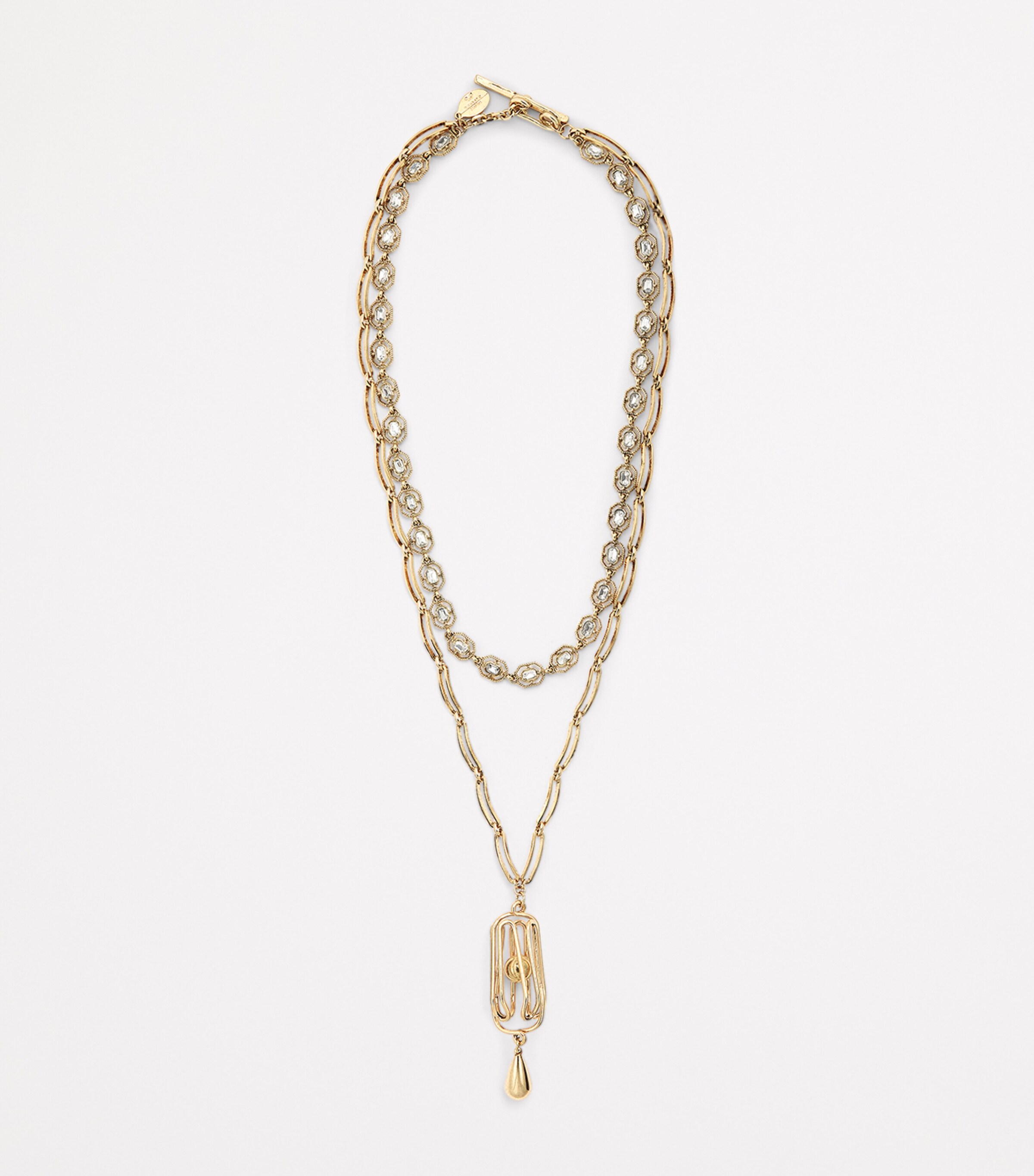 Double-Strand Necklace GOLD Image 3