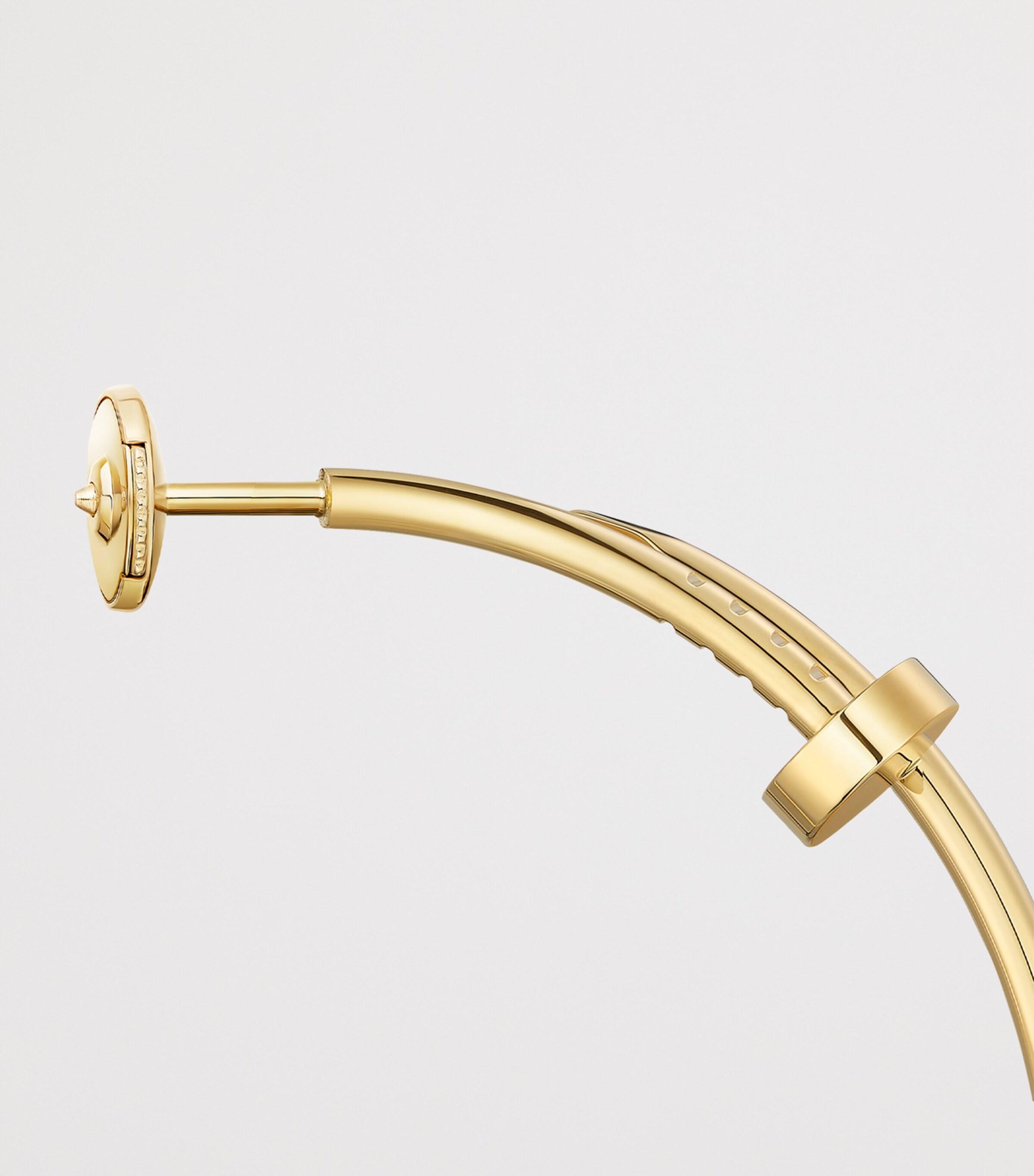 Cartier Yellow Gold Juste un Clou Hoop Earrings Yellow Gold Image 5