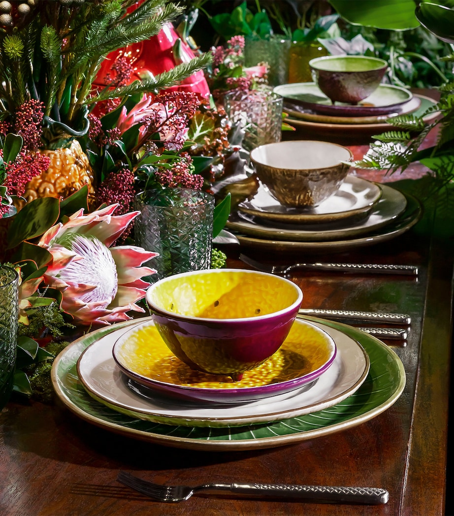 Avocado Dessert Plate (21cm) GREEN Image 4