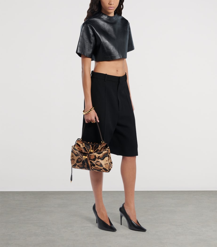 Balenciaga Pony Hair Rodeo Top-Handle Bag Image 6