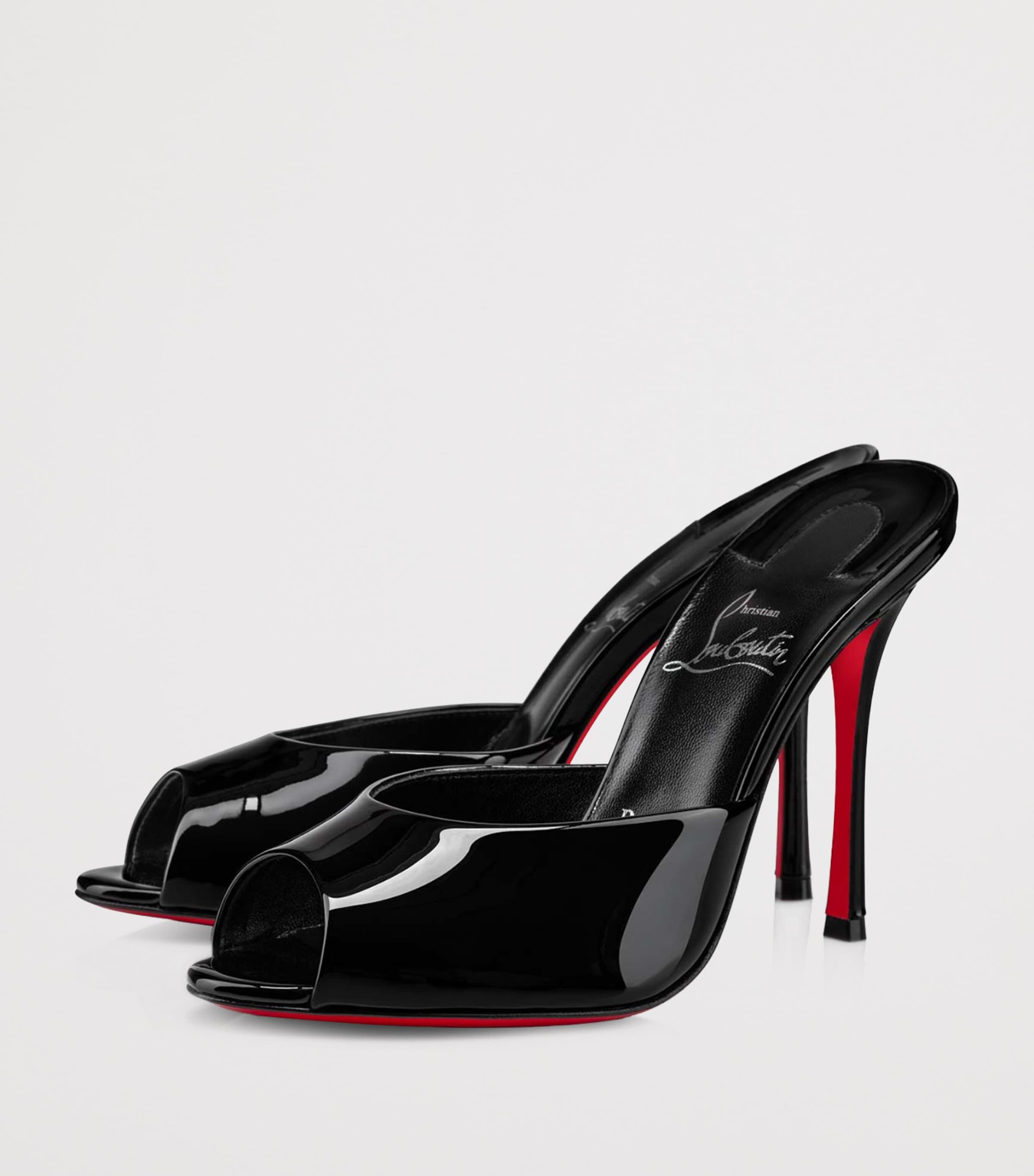 Christian Louboutin Me Dolly Patent Leather Mules 100 Image 3