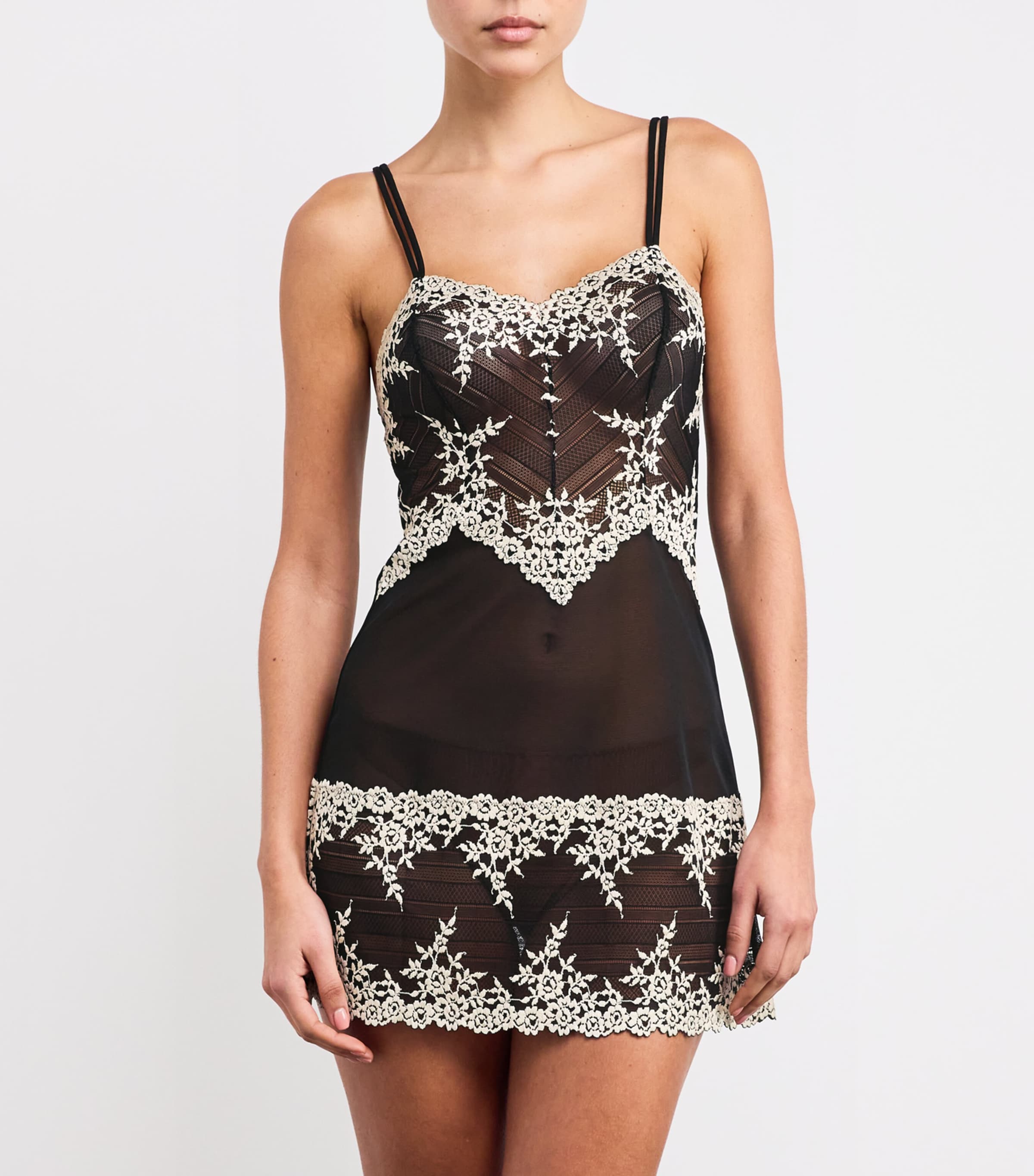 Embrace Lace Chemise BLACK Image 4