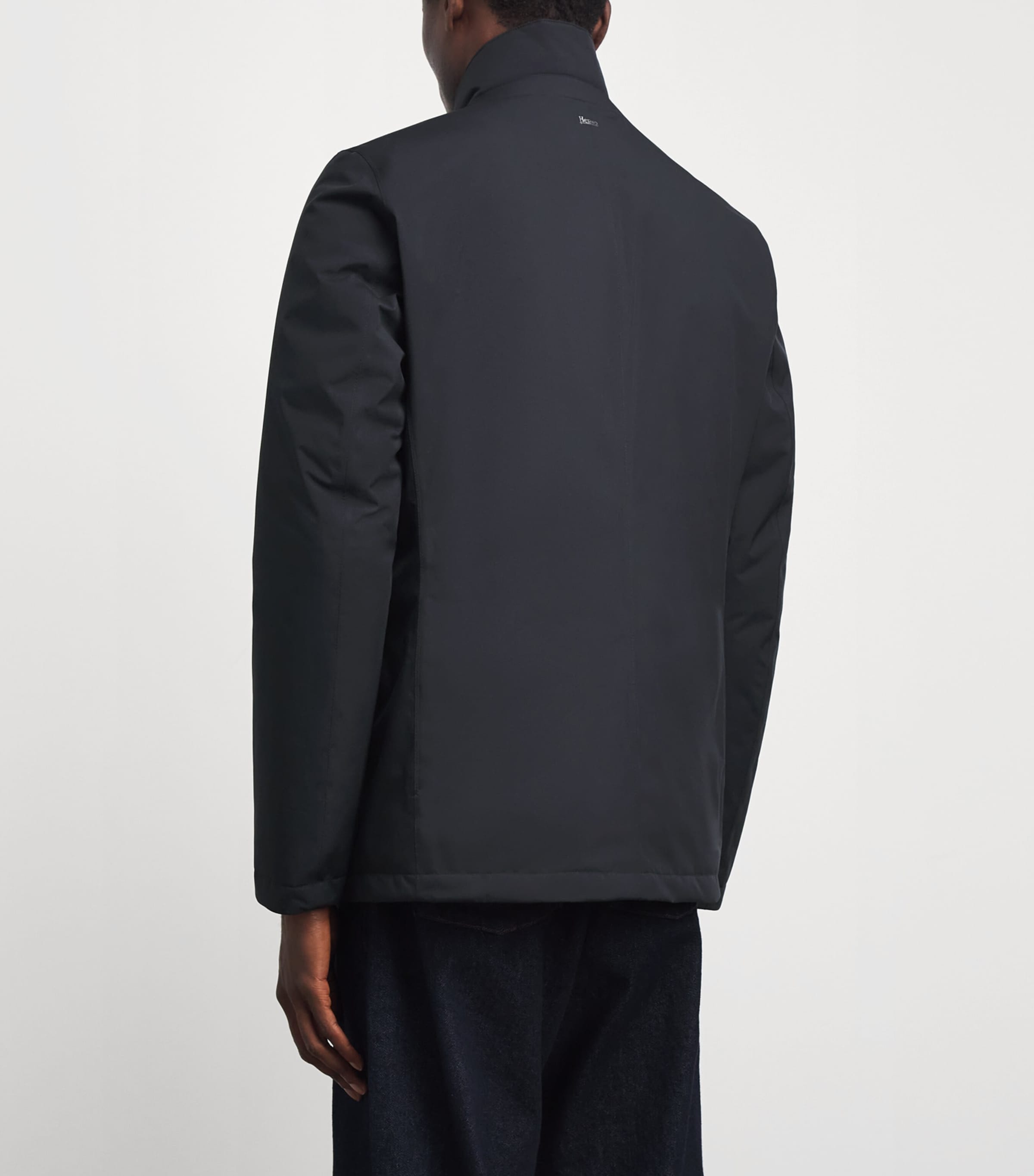 Herno Mens Down Hybrid Jacket Nero Image 5