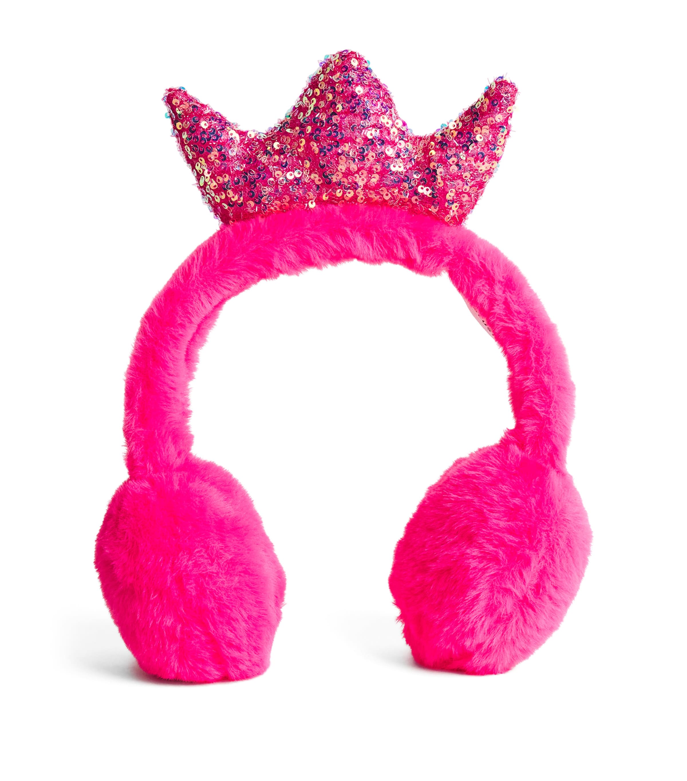 Billieblush Kids' Crown Earmuffs In Pink