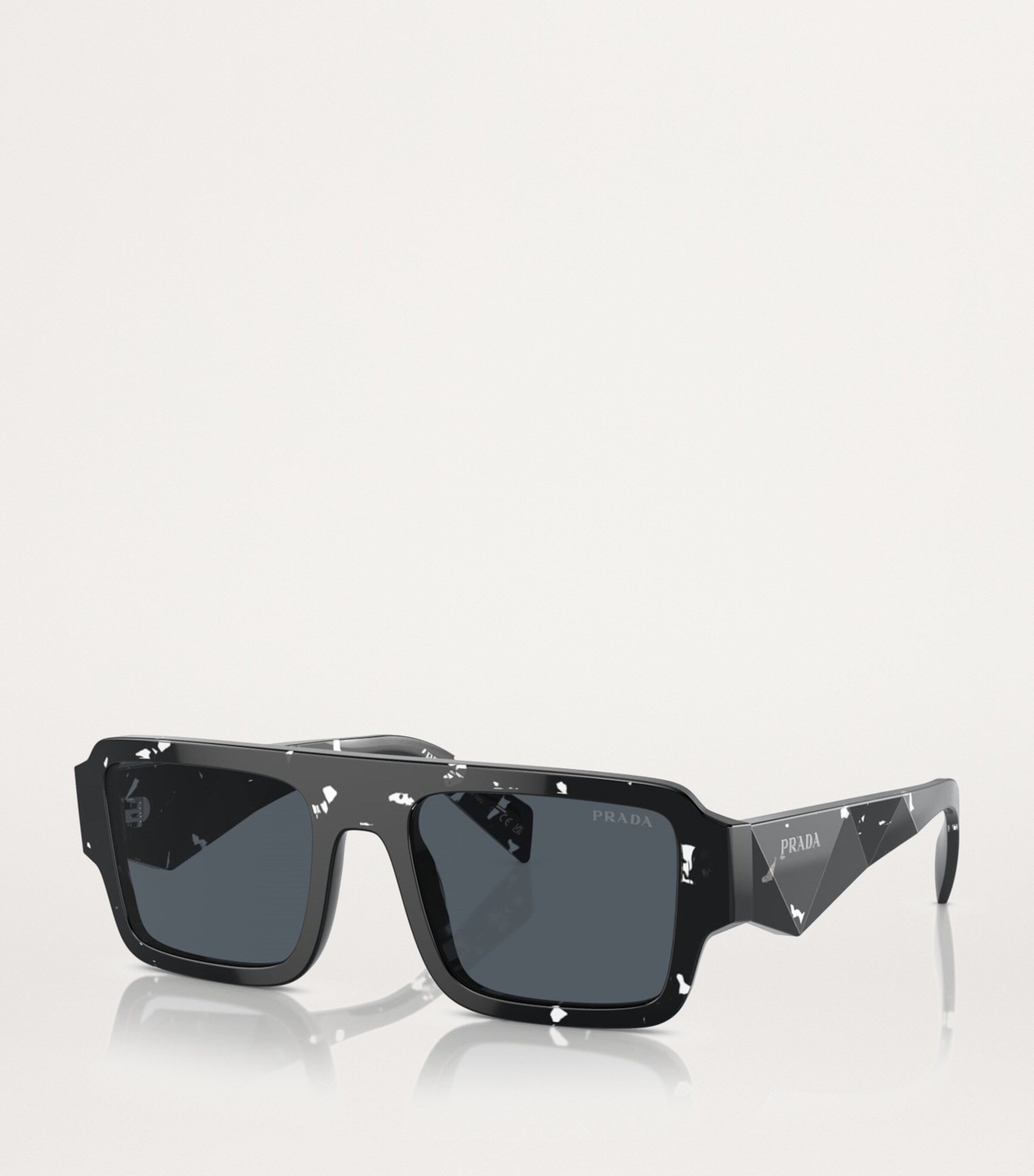 Prada Tortoiseshell Acetate Symbole Sunglasses Image 2