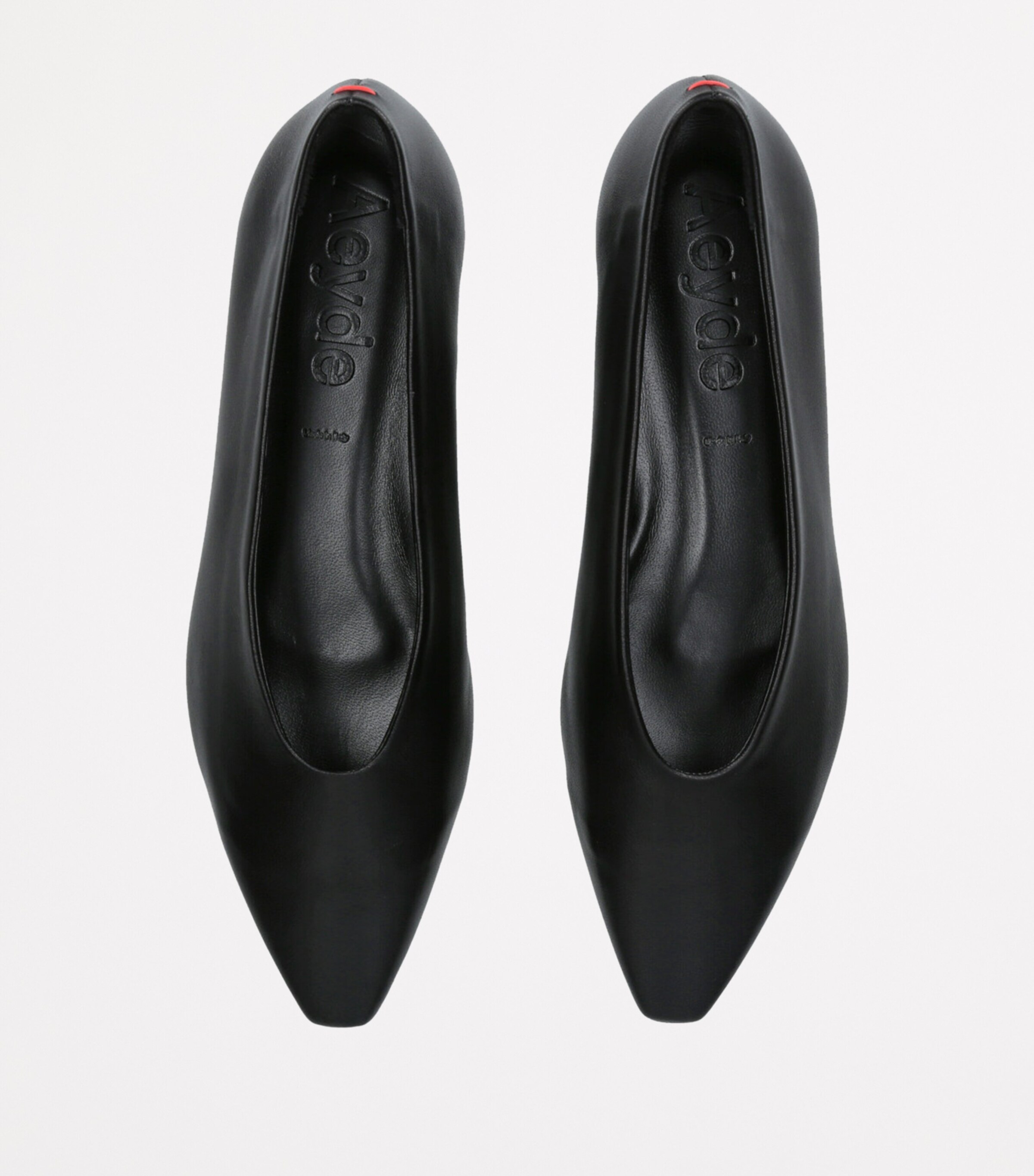 Leather Betty Ballet Flats BLACK Image 4