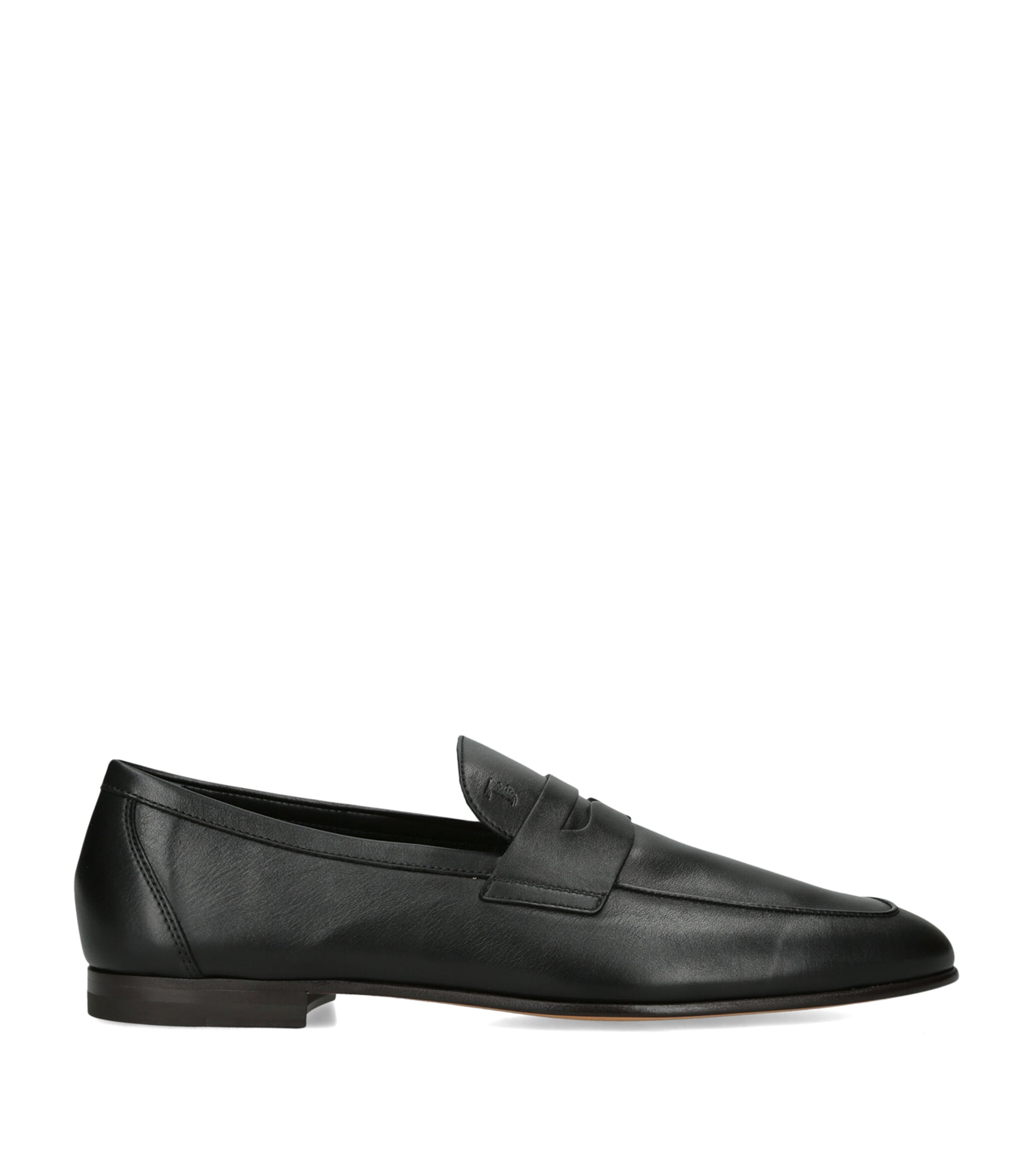 Tod's Leather Mocassino Loafers Black Image 1