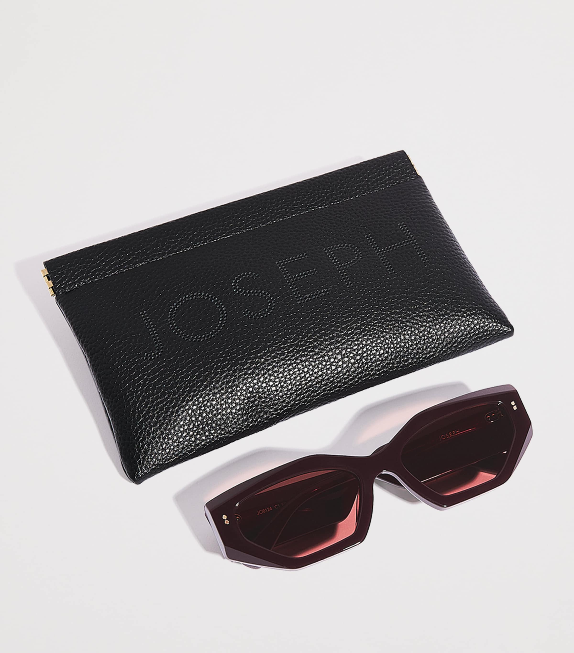Joseph Cat Eye Souk Sunglasses Plum Image 4
