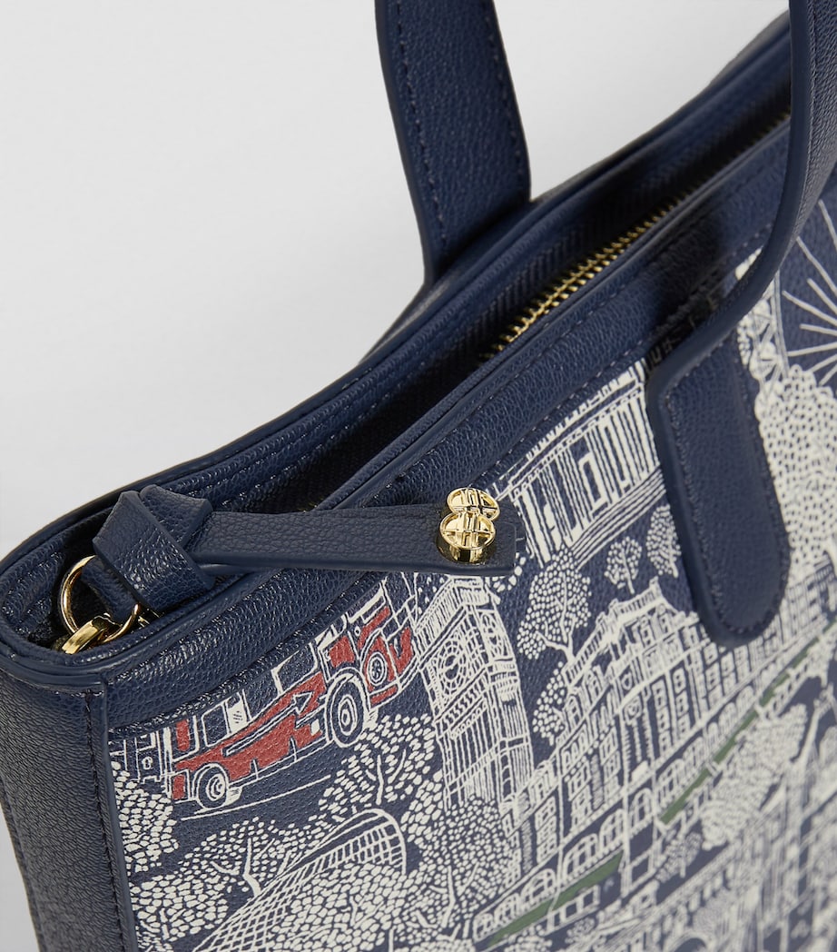 Harrods Landmarks Shoulder Bag Green Image 8