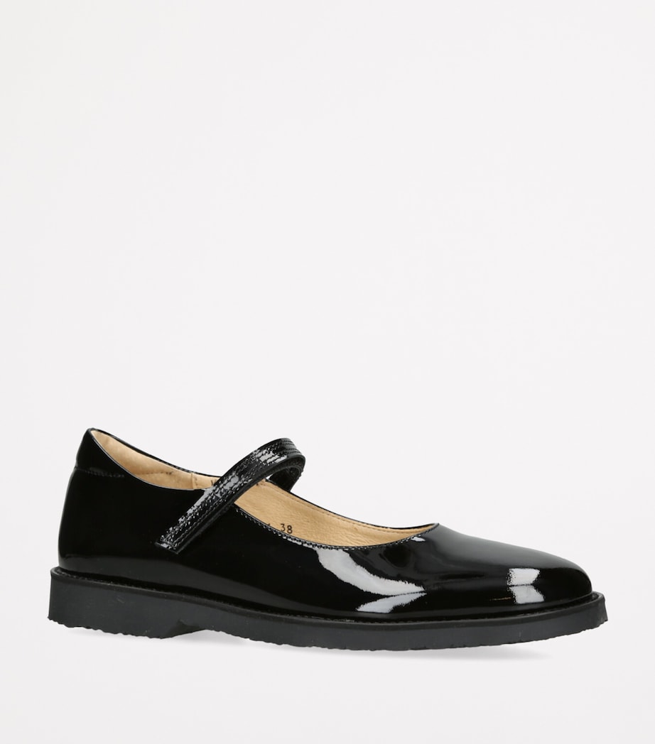 papouelli Patent Leather Emilia Mary Janes Black Image 3